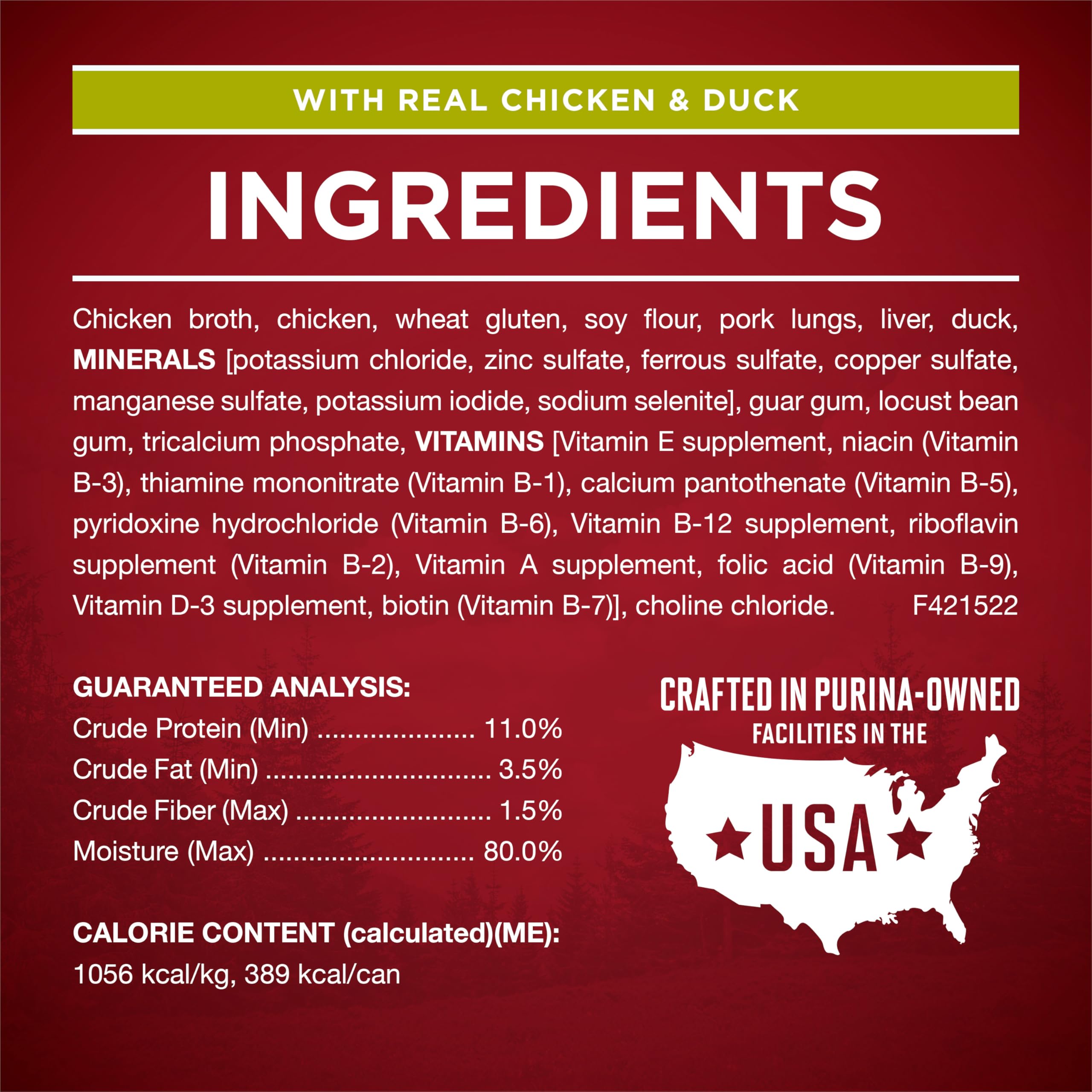 Purina ONE True Instinct Tender Cuts in Gravy with Real Turkey and Venison, and with Real Chicken and Duck High Protein Wet Dog