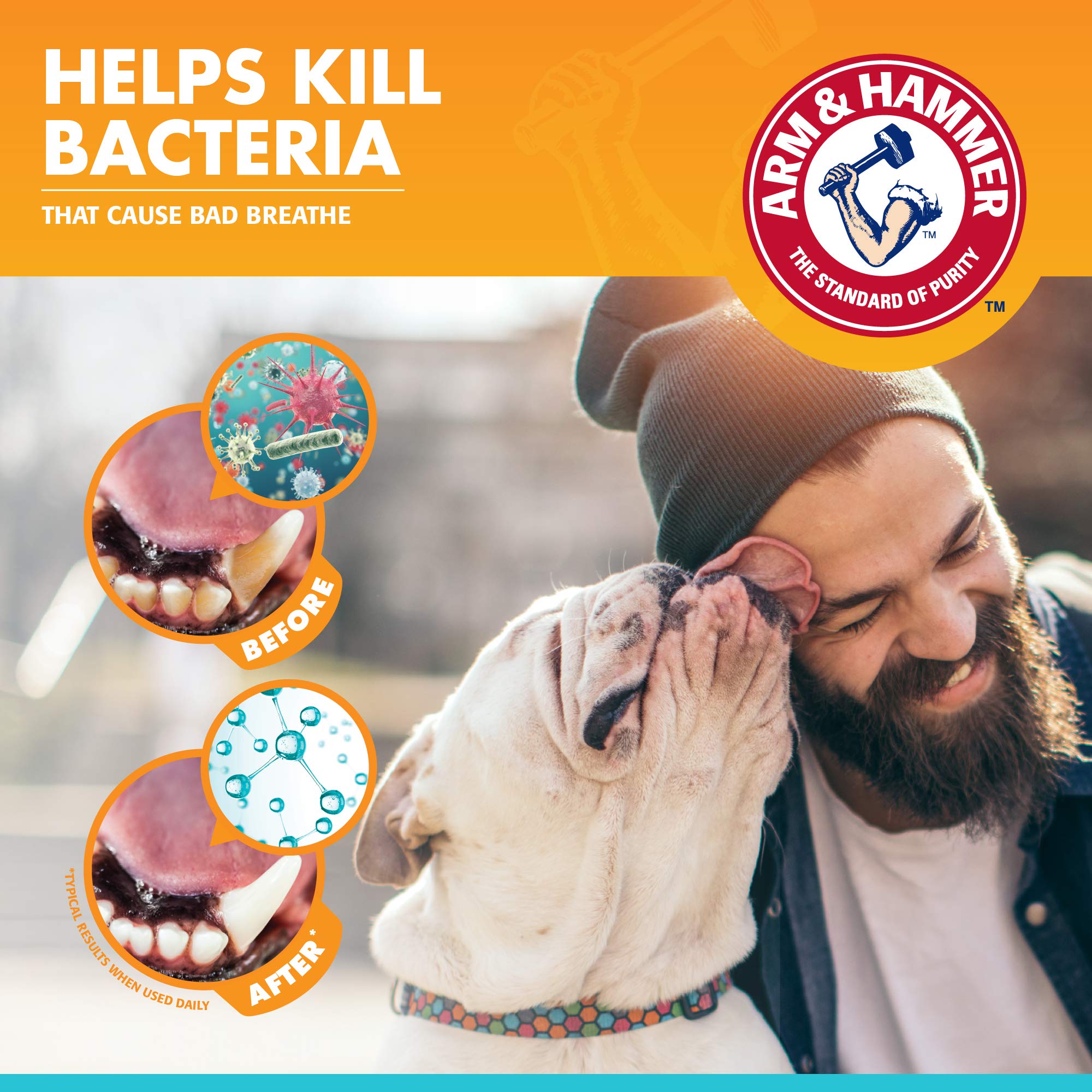 Arm & Hammer Dog Oral Care Spray - Fresh Breath & Teeth Cleaning - 4 Oz, Mint Flavor