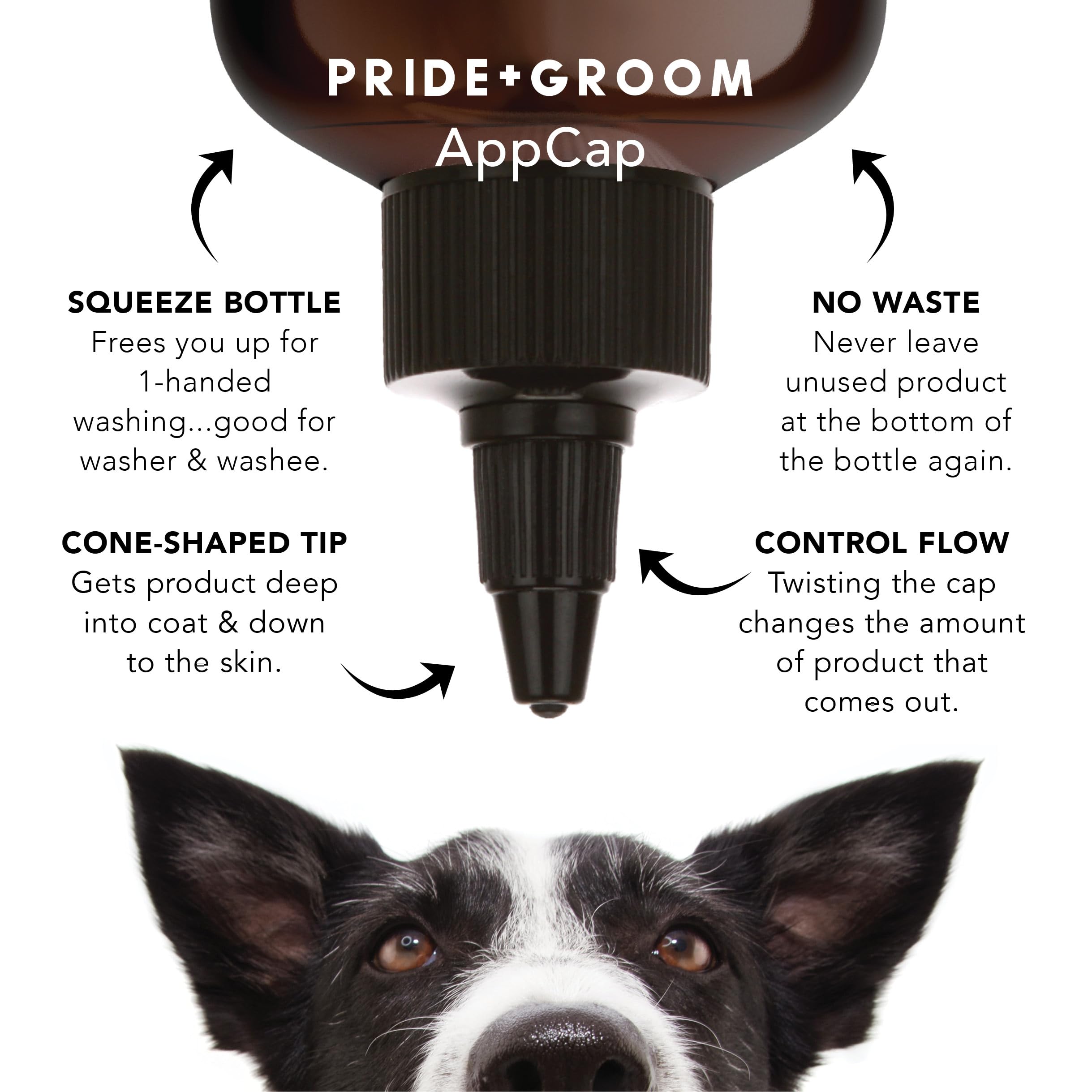 Pride and Groom The Sensitive One | Dog Grooming Shampoo for Puppies and Dogs with Itchy, Dry Skin| Tearless All Natural Body Wa