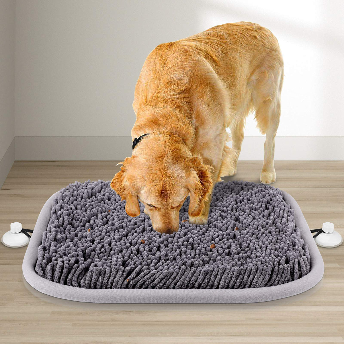 Snuffle Mat for Dogs, 17'' x 21'' Dog Sniffing Interactive Feeding Game Boredom, Puzzle Toys Encourages Natural Foraging Skills 