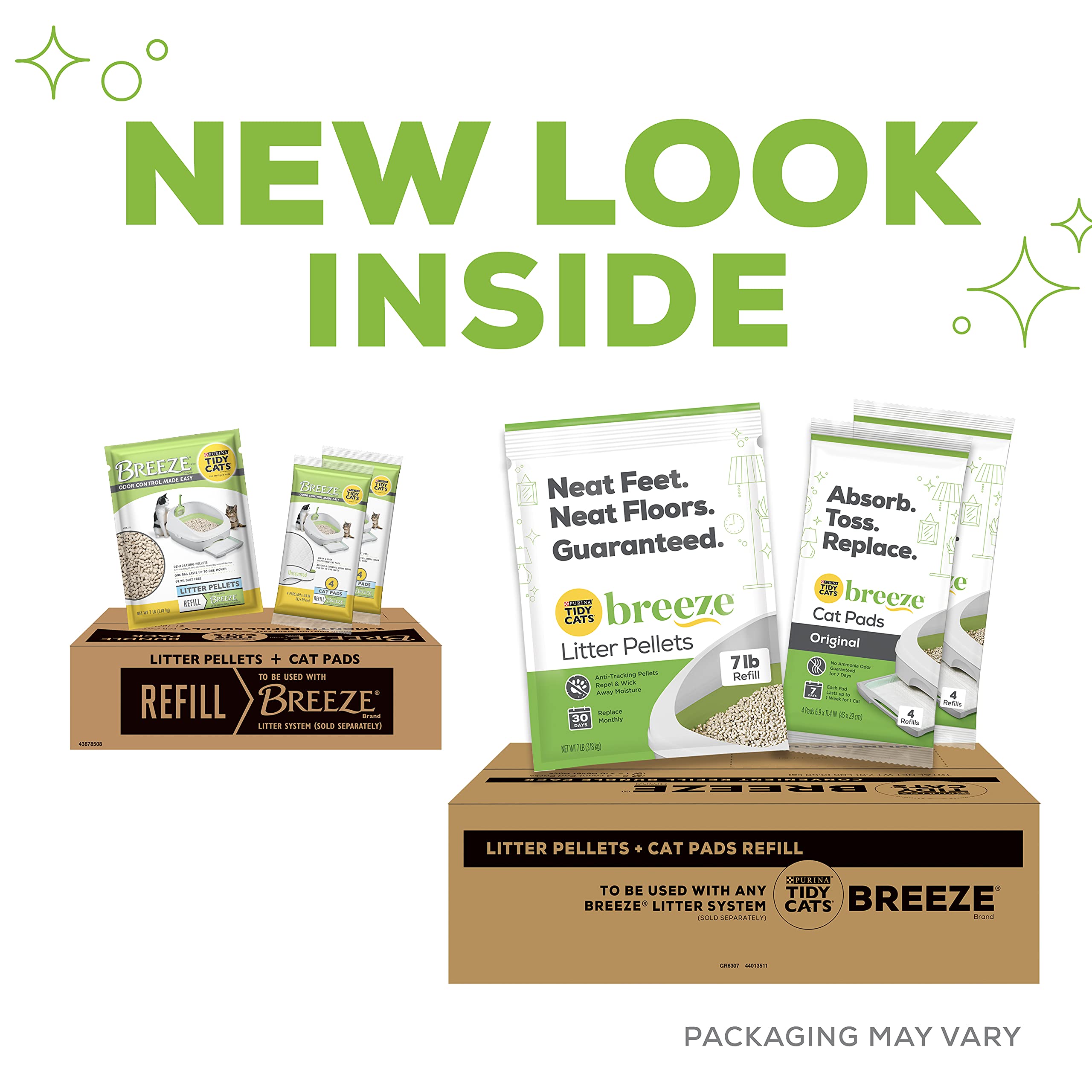 Purina Tidy Cats Breeze Litter System Cat Refill Bundle - 7.91 Lb. Box