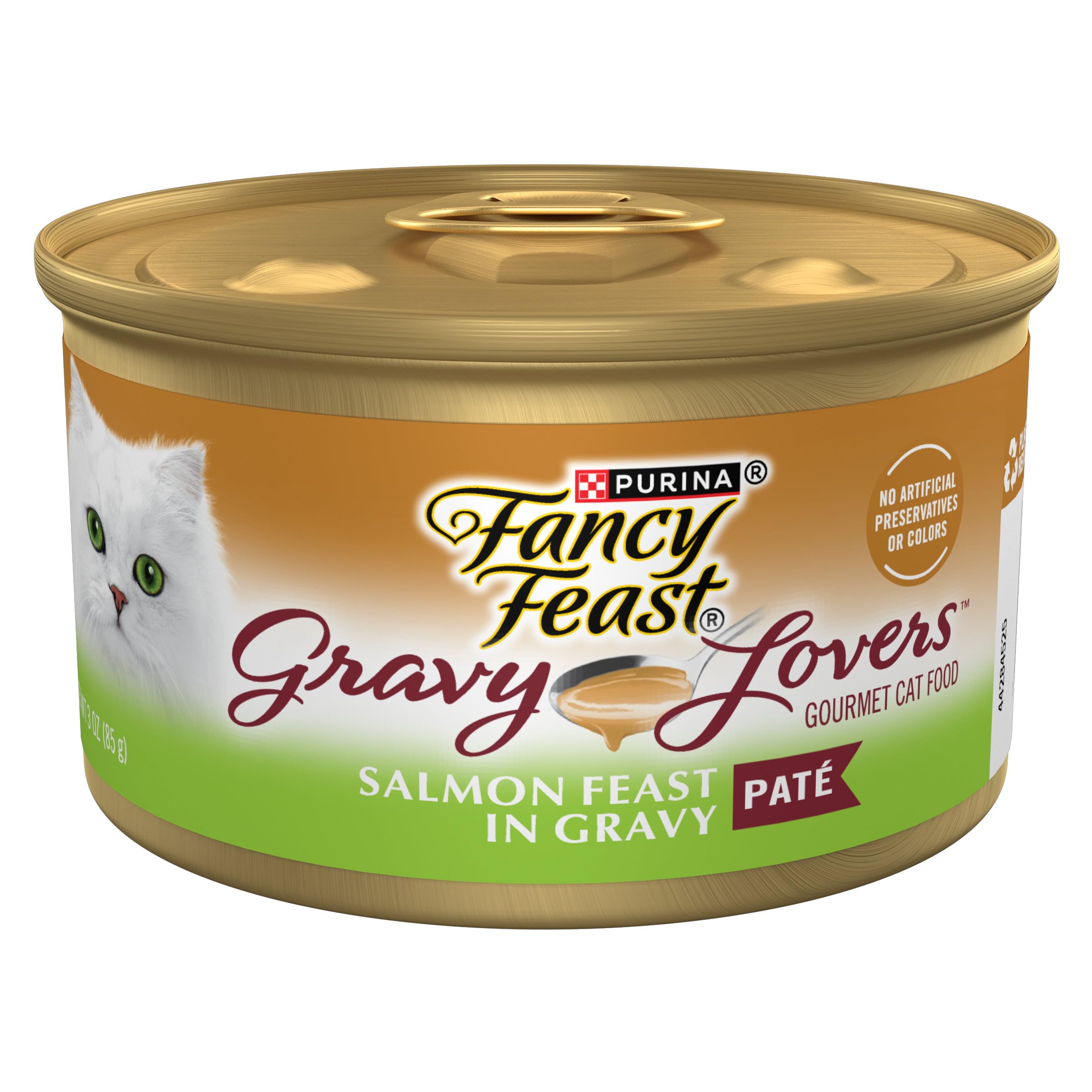 Fancy Feast Purina Gravy Lovers Salmon Feast Pate in Wet Cat Food Gravy - (Pack of 24) 3 oz. Cans