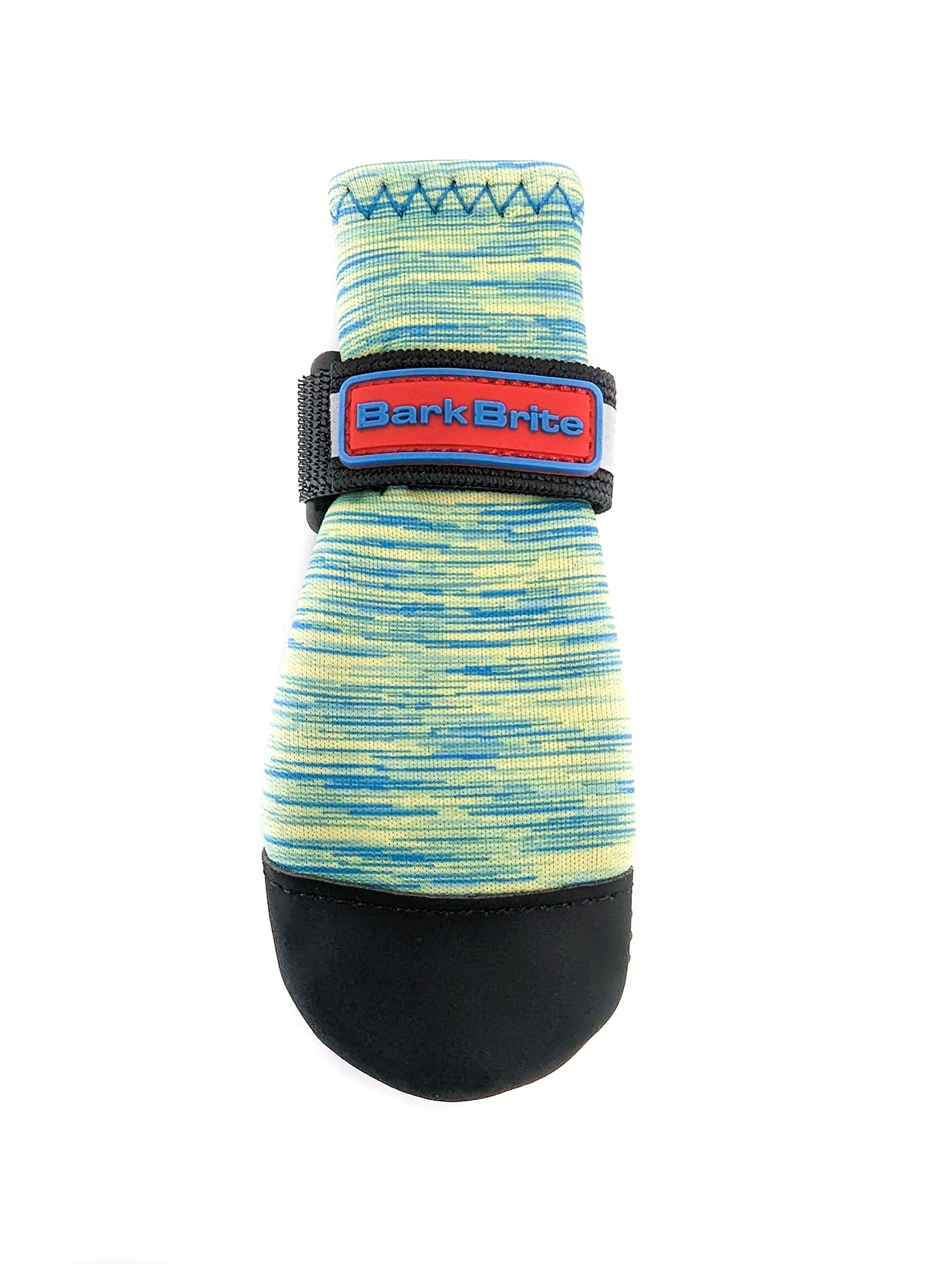 All Weather Neoprene Paw Protector Dog Boots With Reflective Straps In 5 Sizes! (Turquoise Small)