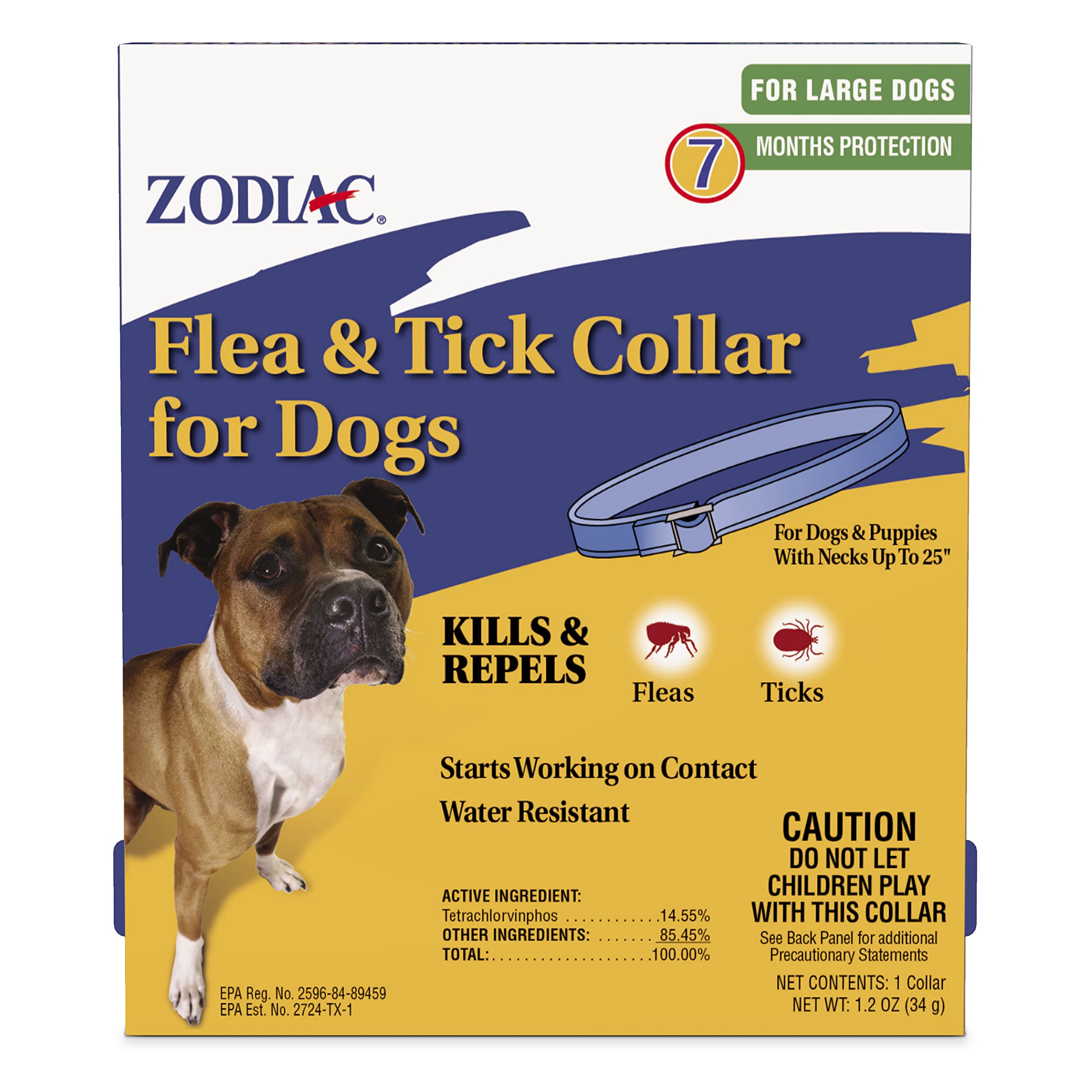 Zodiac Flea And Tick Collar For Large Dogs