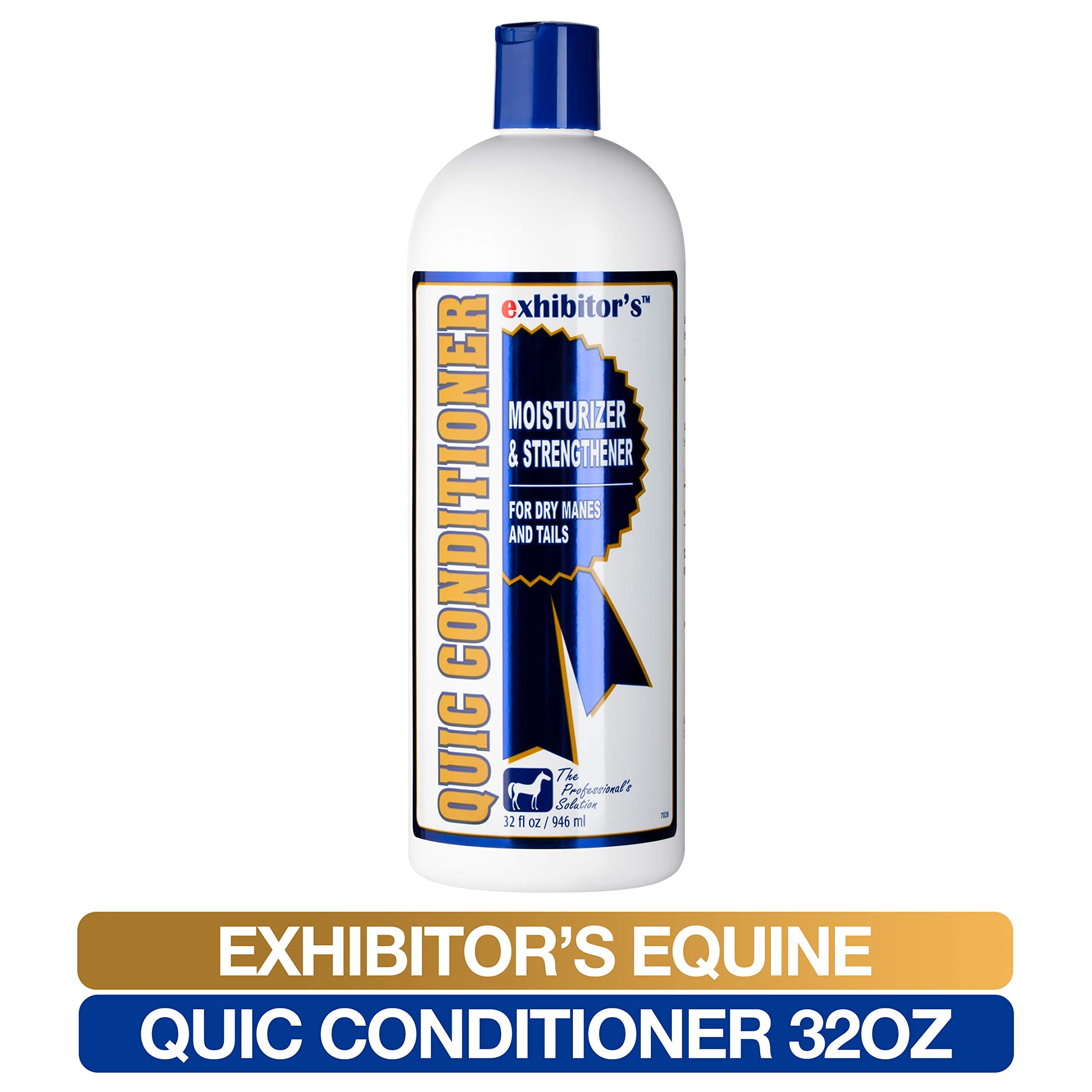 Exhibitor'S Quic Conditioner 32 Oz For All Coat Colors, White