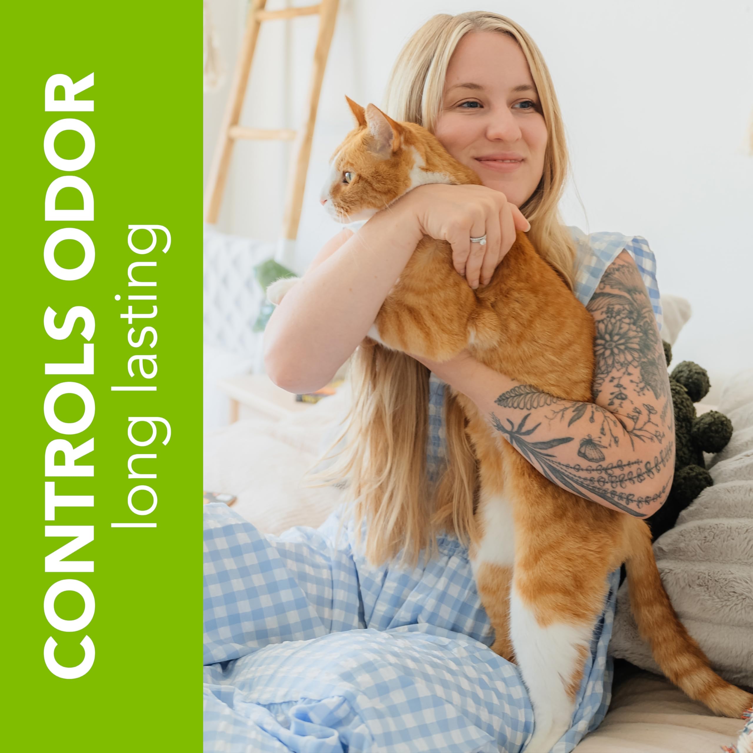 ÖKOCAT Dust Free Cat Litter, Unscented Paper Pellets, 8 lbs - White, Natural Ingredients, Odor Control, Ideal for Allergies