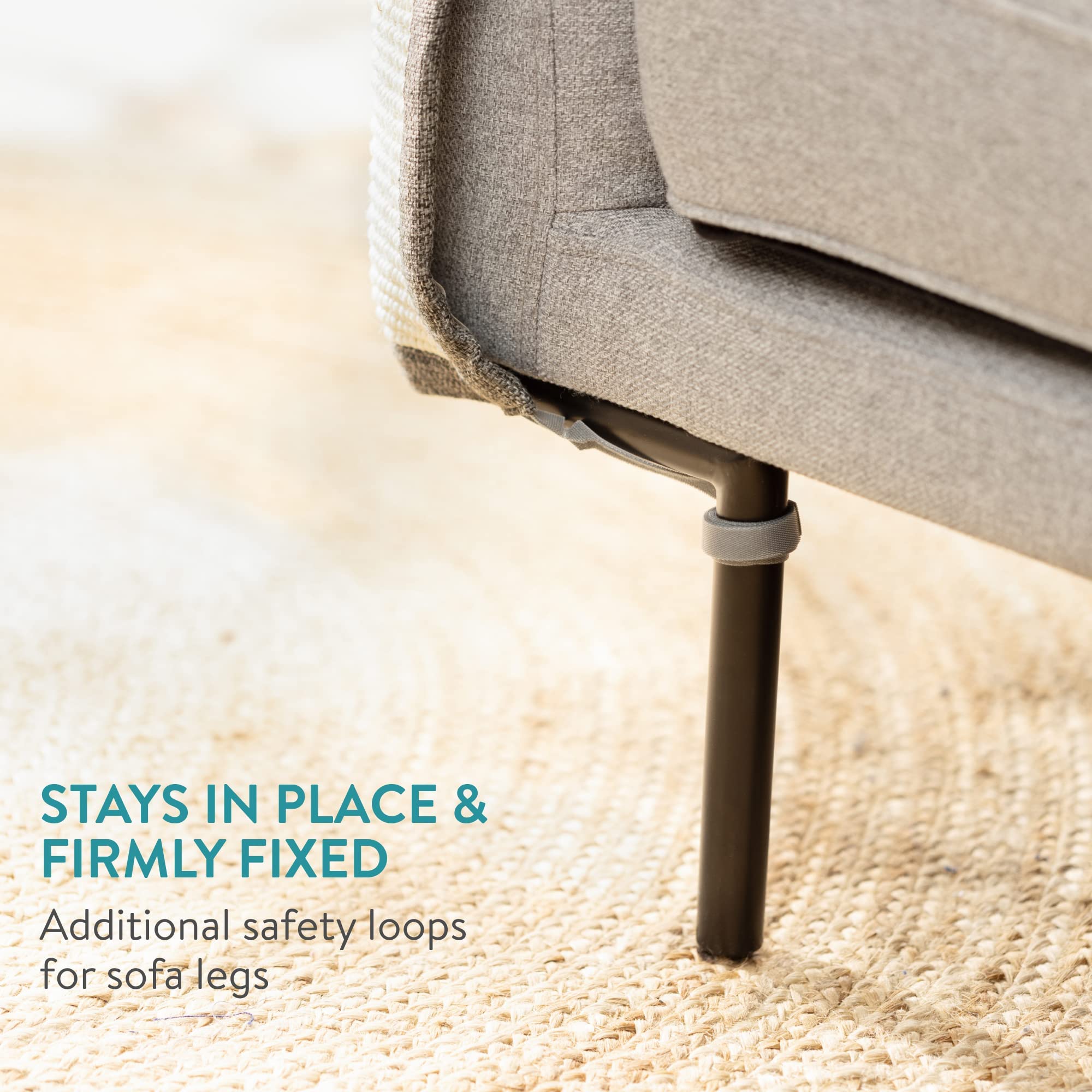 Navaris Cat Scratch Mat Sofa Protector - Natural Sisal Furniture Protector Scratching Pad For Cats - Scratch Carpet For Couch, Sofa, Chair