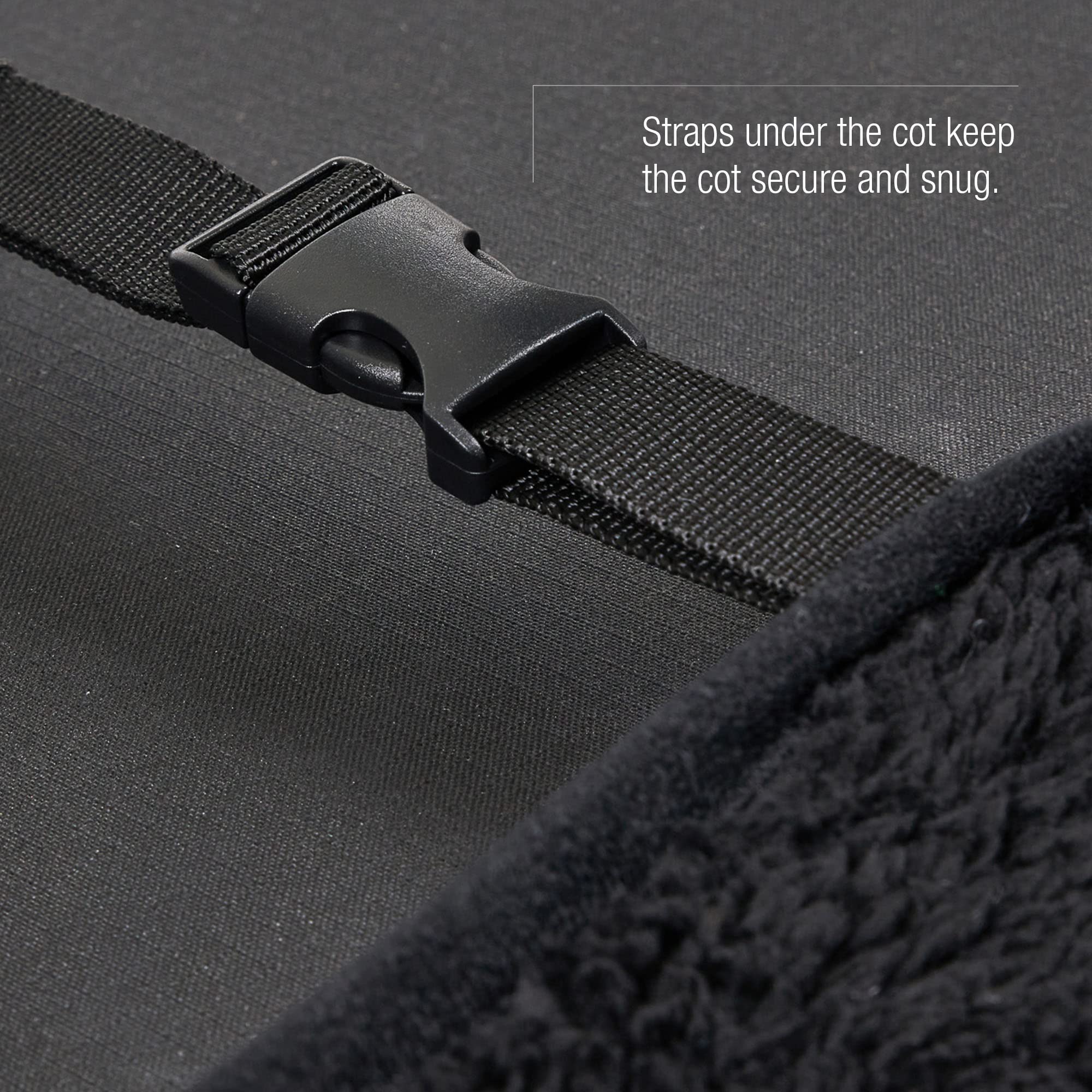 Helinox Fleece Dog Cot Warmer Insulation Layer Portable Dog Beds, Large (39 X 27.5)