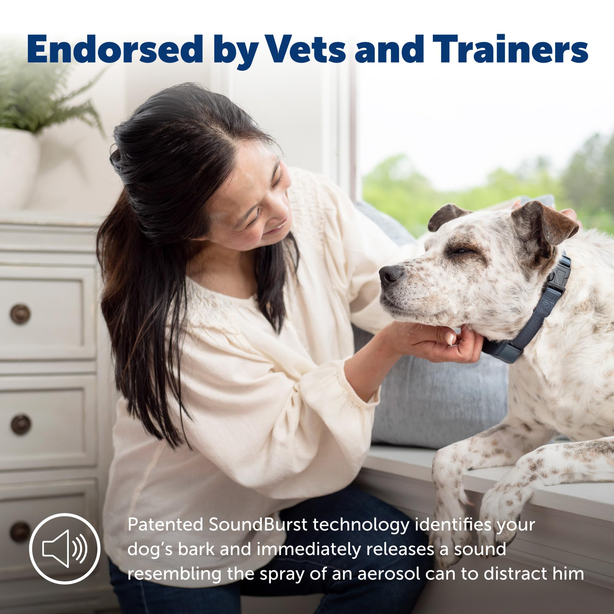 Petsafe Audible Bark Dog Collar, Humanely Stop Barking, Alternative To Static Shock No Bark Collar, 10 Levels Of Safe Correction