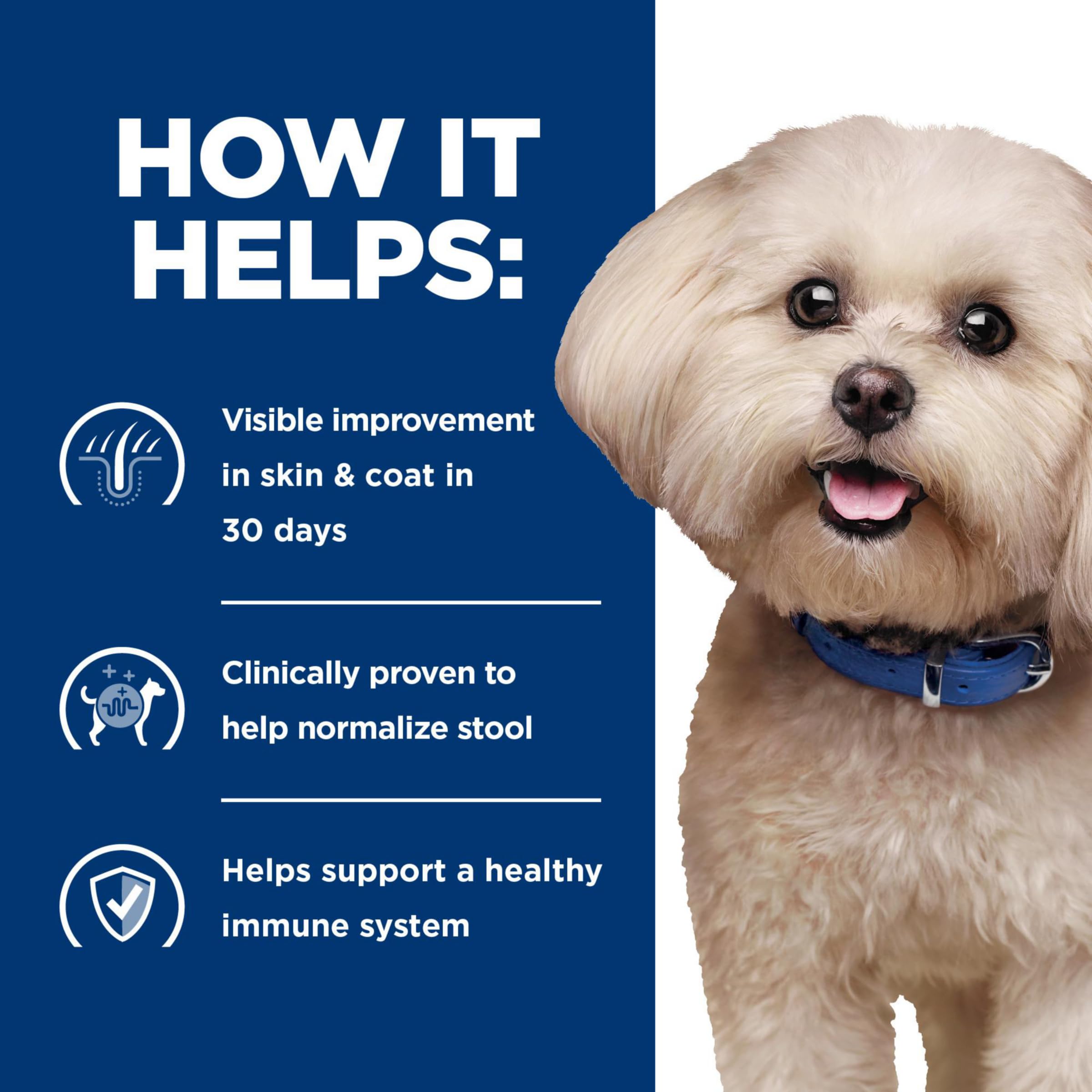 Hills Prescription Diet z/d Skin/Food Sensitivities Small Bites Dry Dog Food, Veterinary Diet, 7 lb. Bag