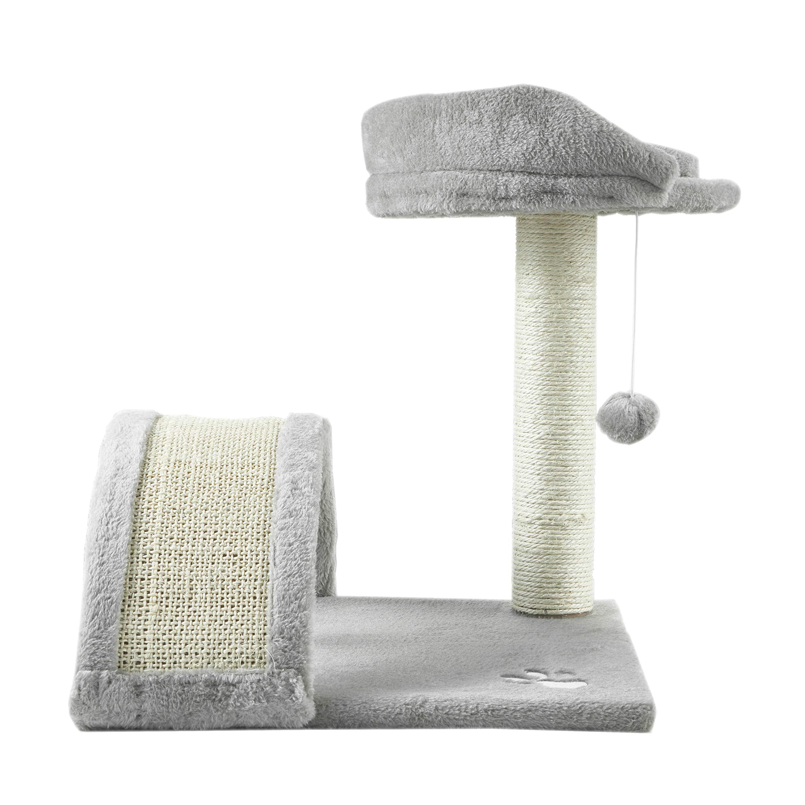 Scratchme Cat Tree, Multi-Level Cat Tower House Condo With Scratching Posts & Hammock For Medium & Small Cats