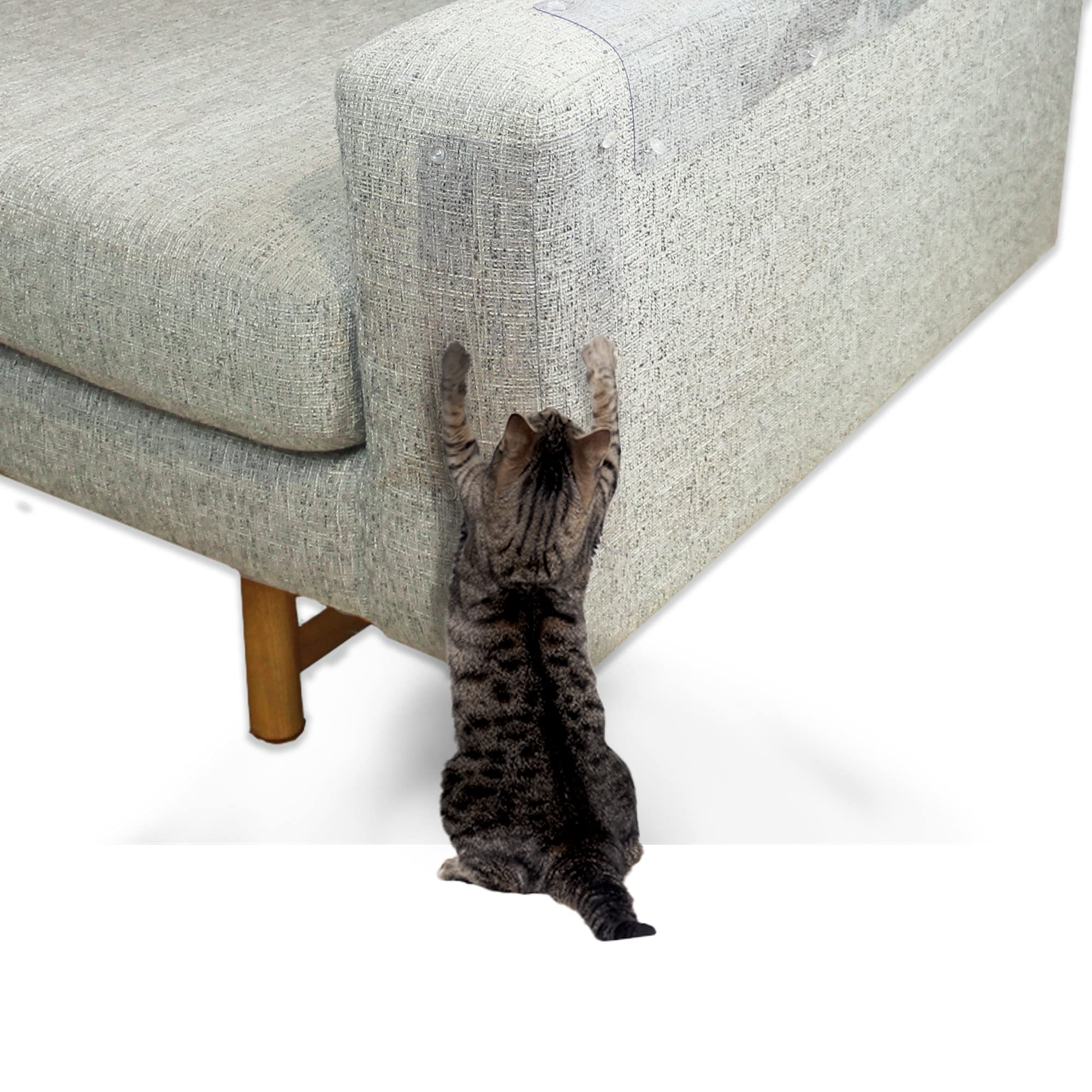 Laminet Cat Scratch Shields - Heavy Duty Furniture Protection - Set Of 2, Multiple Sizes - Indoor Use, Medium & Large Breeds