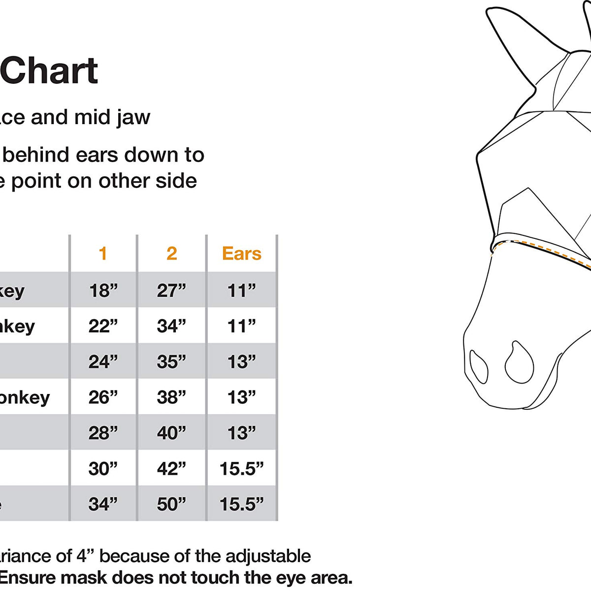 Cashel Crusader Mule Fly Mask, Standard with Ears, Mule Horse/Medium ...