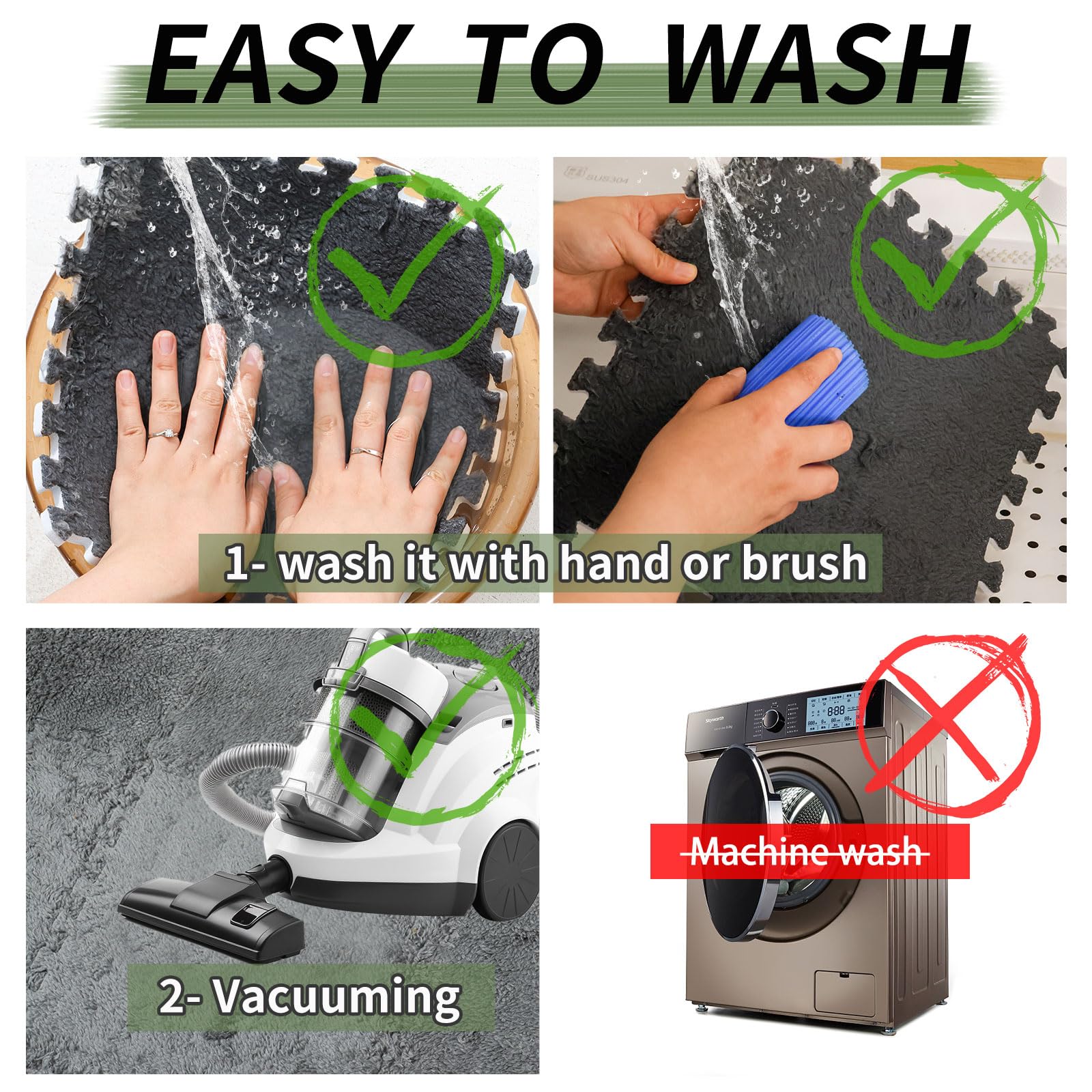 Oncpcare 10Pcs 11?X 11?Guinea Pig Pads Washable, Reusable Guinea Pig Fleece Cage Liners, Soft Warm Rabbit Sleep Mat Blanket Bed (Grey)