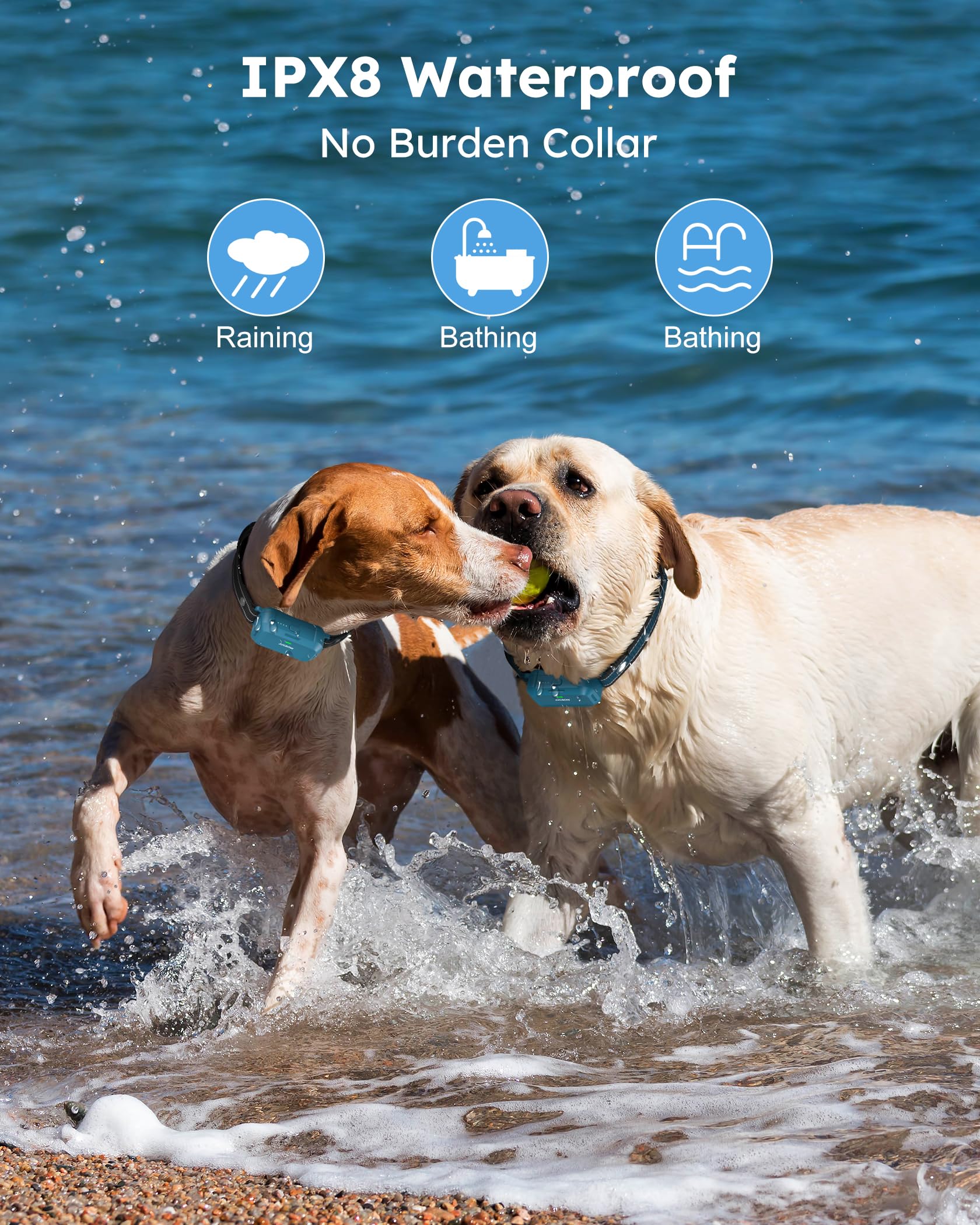 Jugbow Dog Shock Collar 2 Dogs - 4200Ft Dog Training Collar With Remote, Ipx8 Waterproof E Collar For Dogs Training Rechargeable