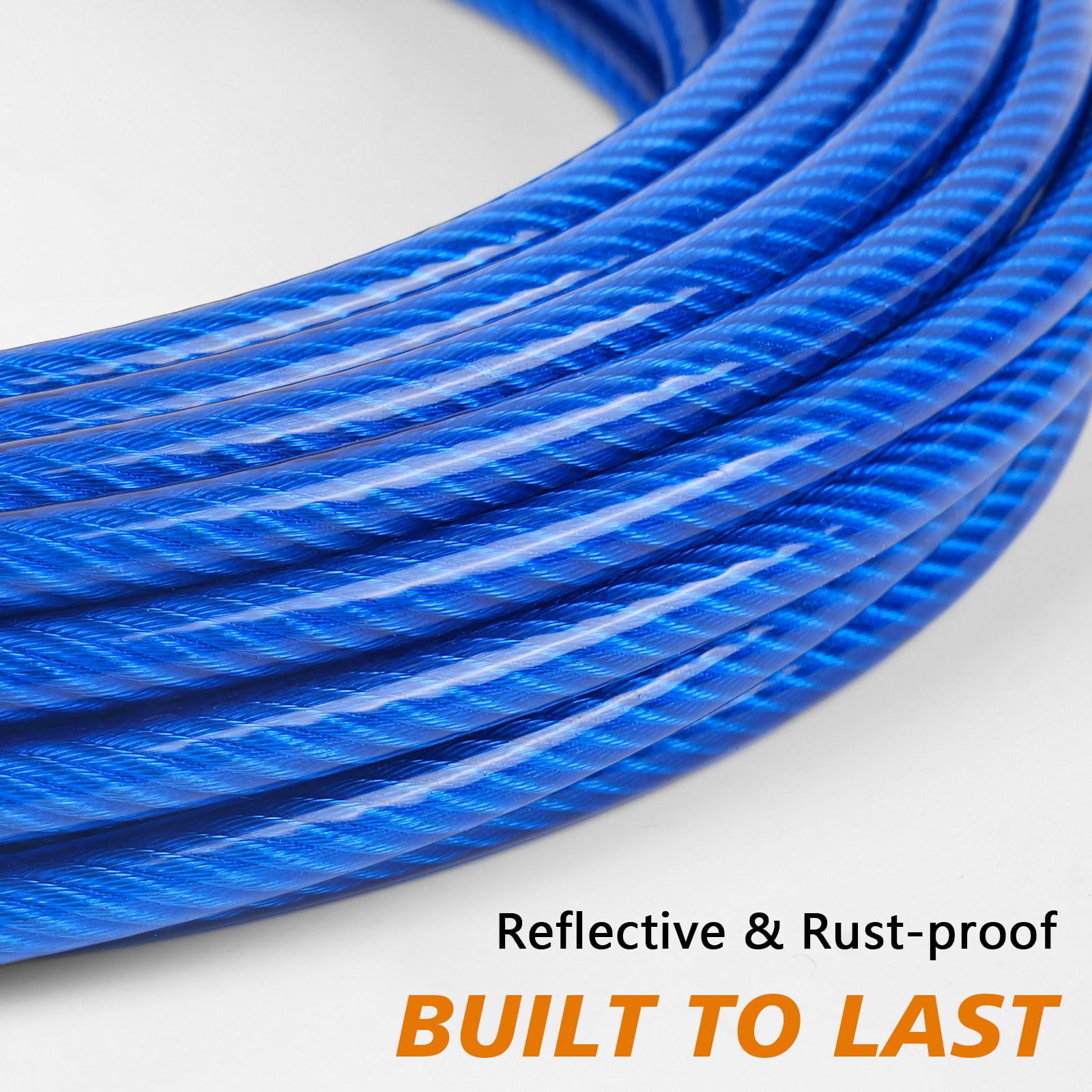 Xiaz 30Ft Tie Out Cable For Dogs, Dog Leads For Yard Chew Proof, Heavy Duty Pet Tie Out Cable For Large Dogs Up To 250Lbs,Durabl