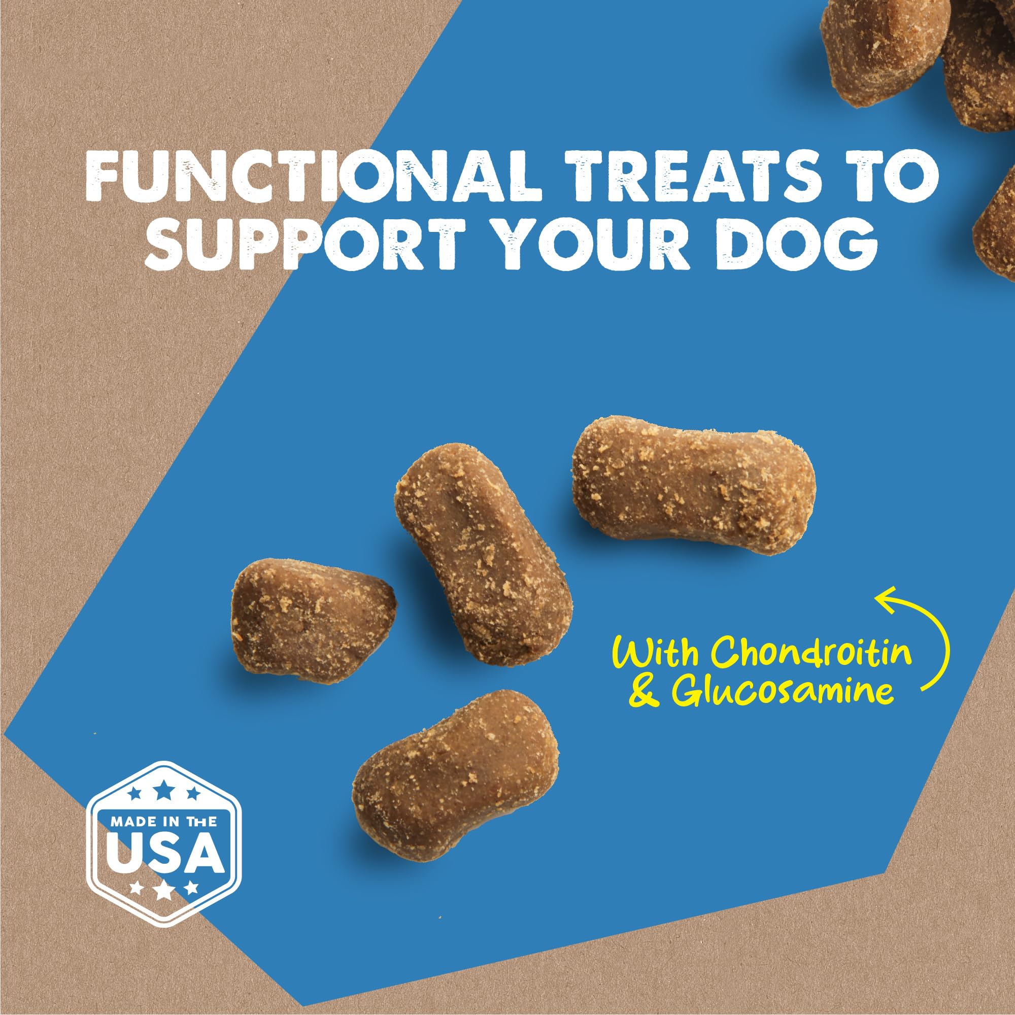 Cloud Star Dynamo Dog Soft Chews Hip & Joint Grain Free Dog Treats, Bacon & Cheese, 14 oz. Pouch
