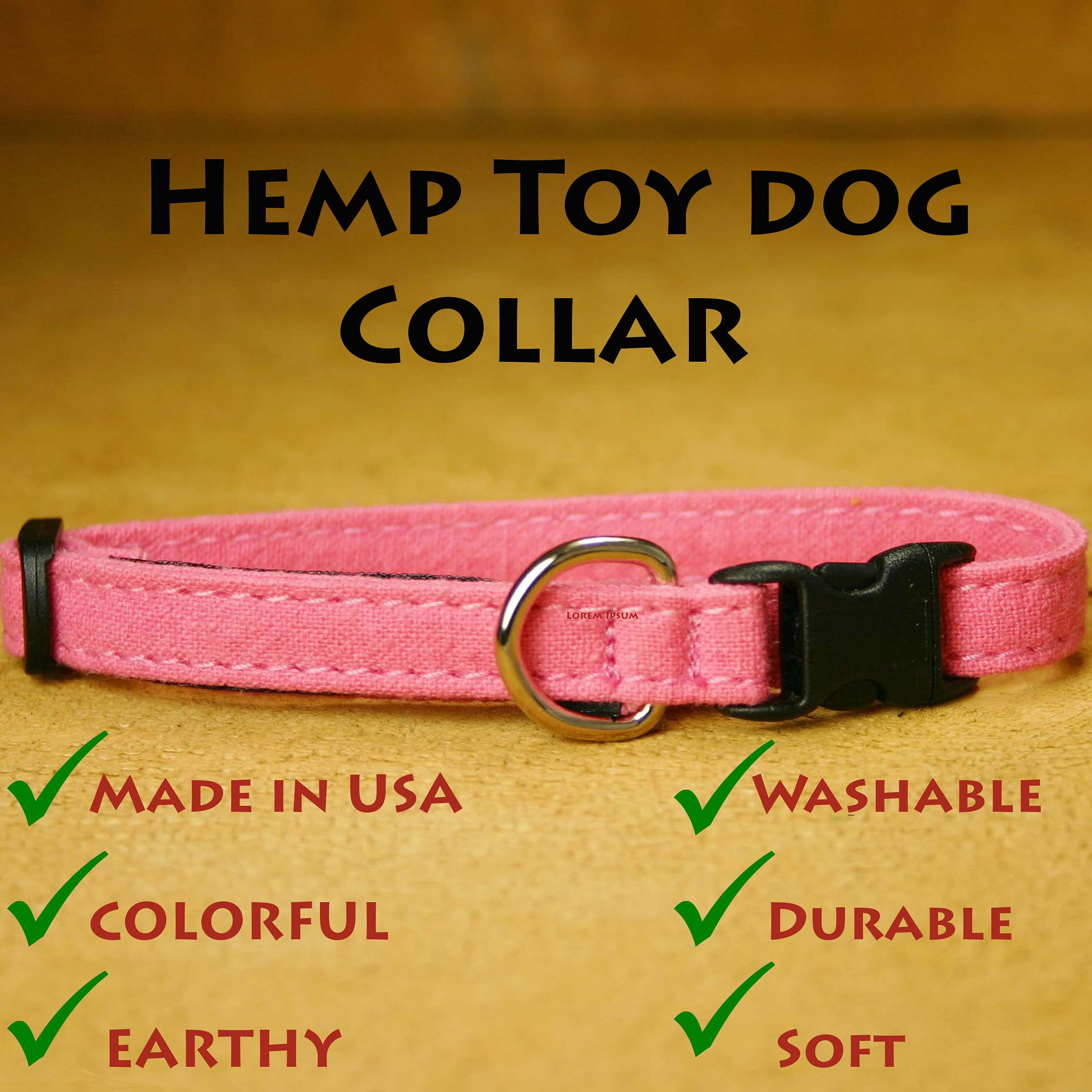 Toy Dog Collars (Pink)