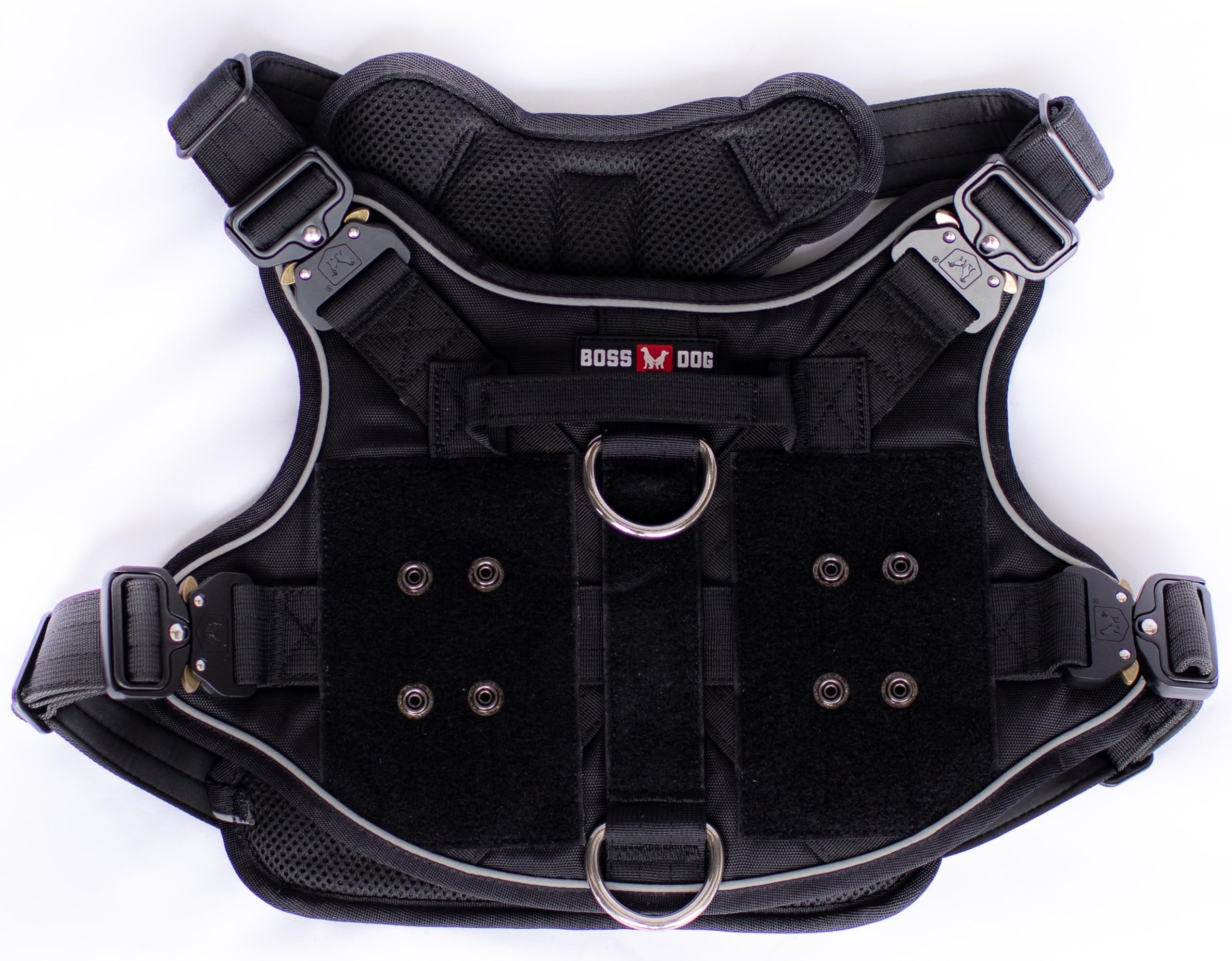 Boss Dog Tactical Harness, Black, X-Large
