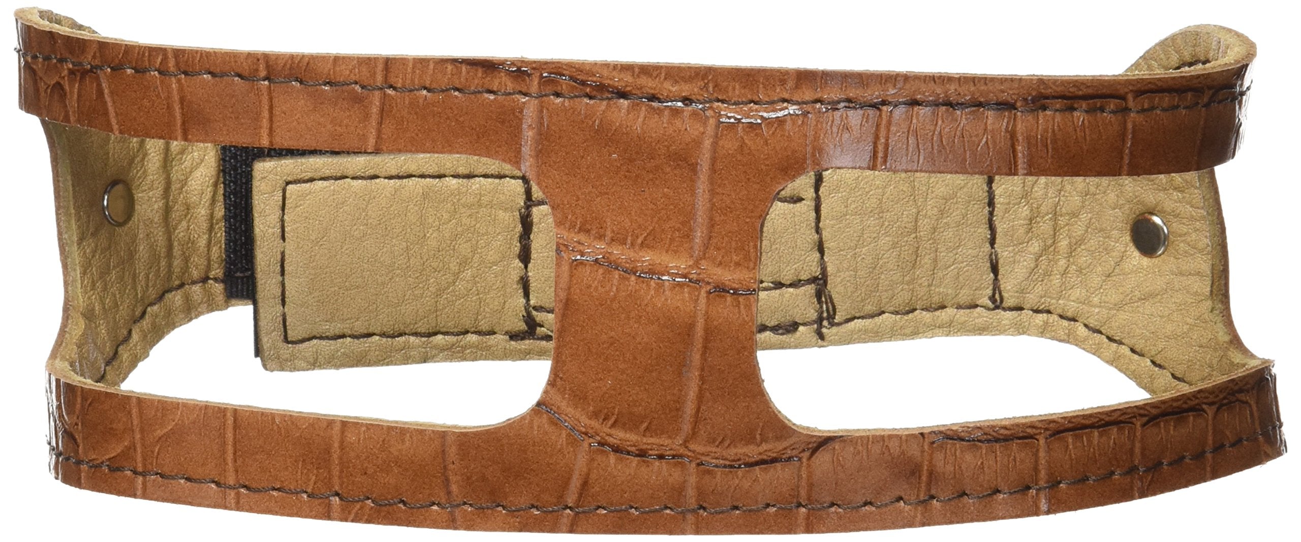 Chokefree Pet Shoulder Collar, 16'', Croco Mocha