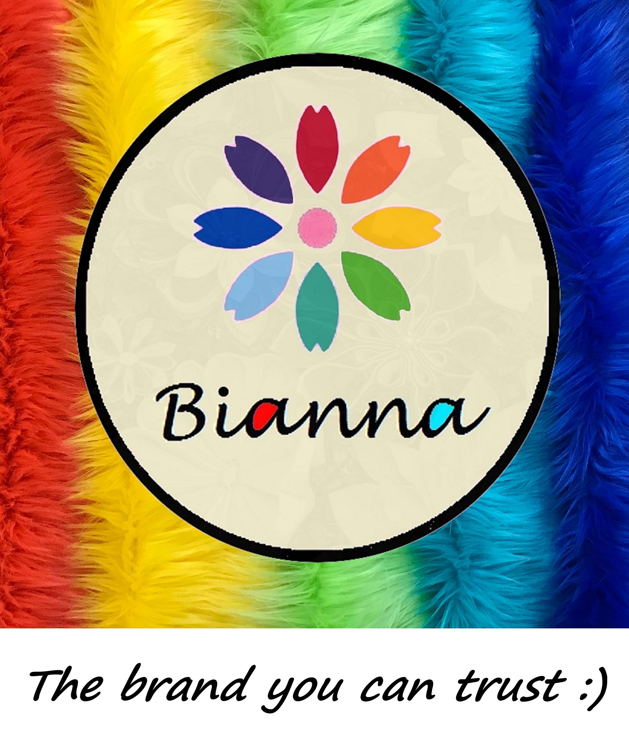 Bianna Creations Long Faux Fur Animal Luxury Tail, Cosplay, Anime Lover, Costume Dress Up Pet Play Furry Super Soft Accessory (3