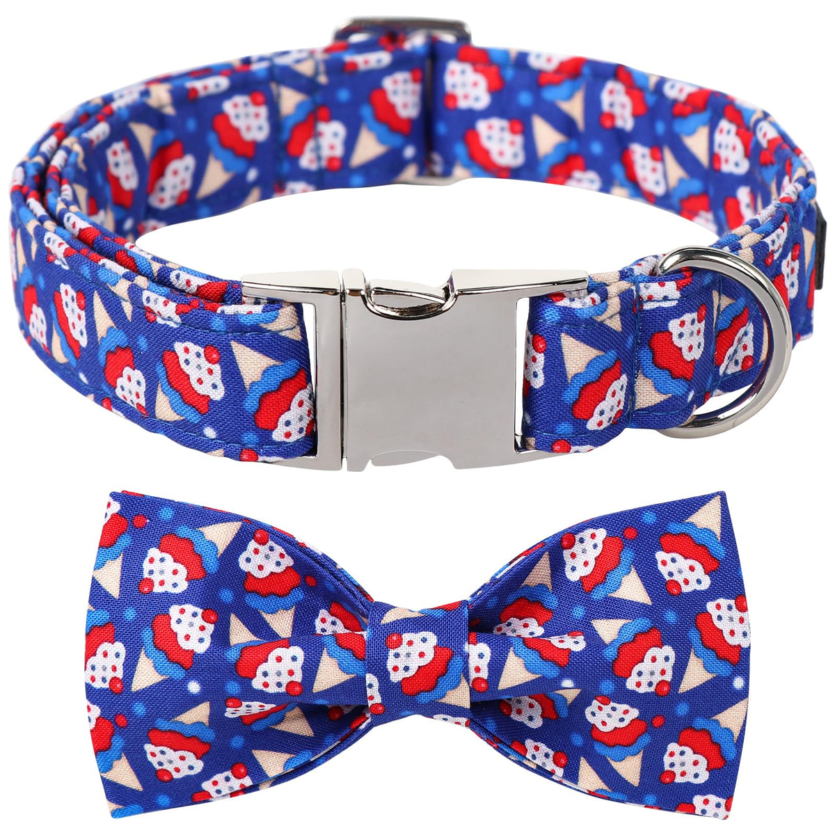 Lionet Paws Design Dogs Collar Cute Adjustable 4Th Of July Dog Collars For Boy Male Small Medium Dogs With Sundae S