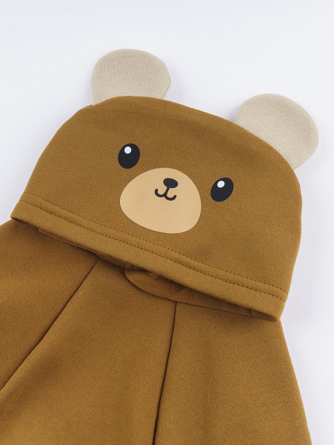 Qwinee Bear Dog Hoodie Dog Warm Jacket Coat Puppy Sweatshirt Christmas Halloween Dog Costume Cosplay Winter Dog Clothes Pet Apparel For Small Medium Dogs Cats Kitten Coffee Brown Xl