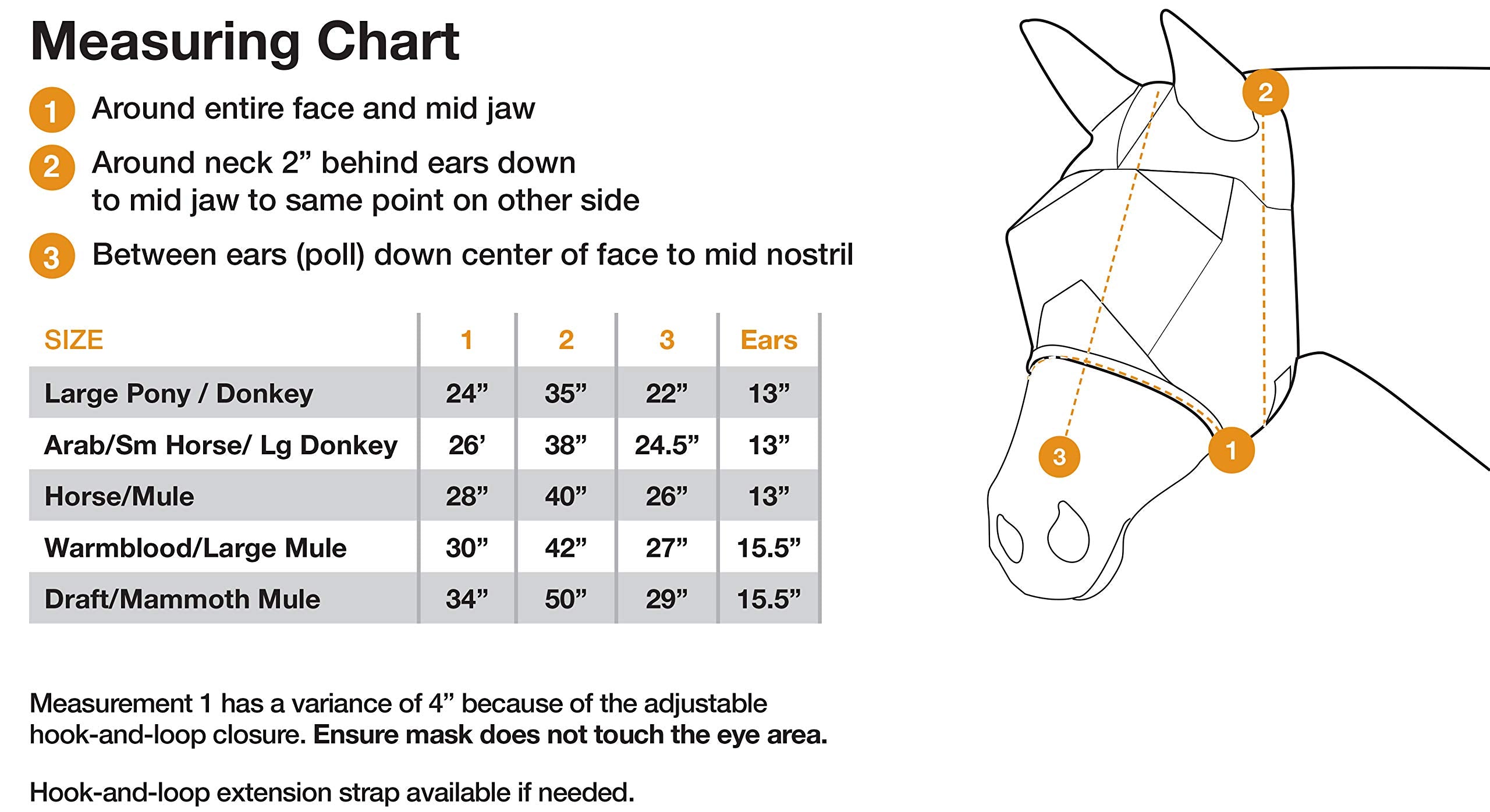 Cashel Quiet Ride Mule Fly Mask with Ears, Black, Mule Weanling