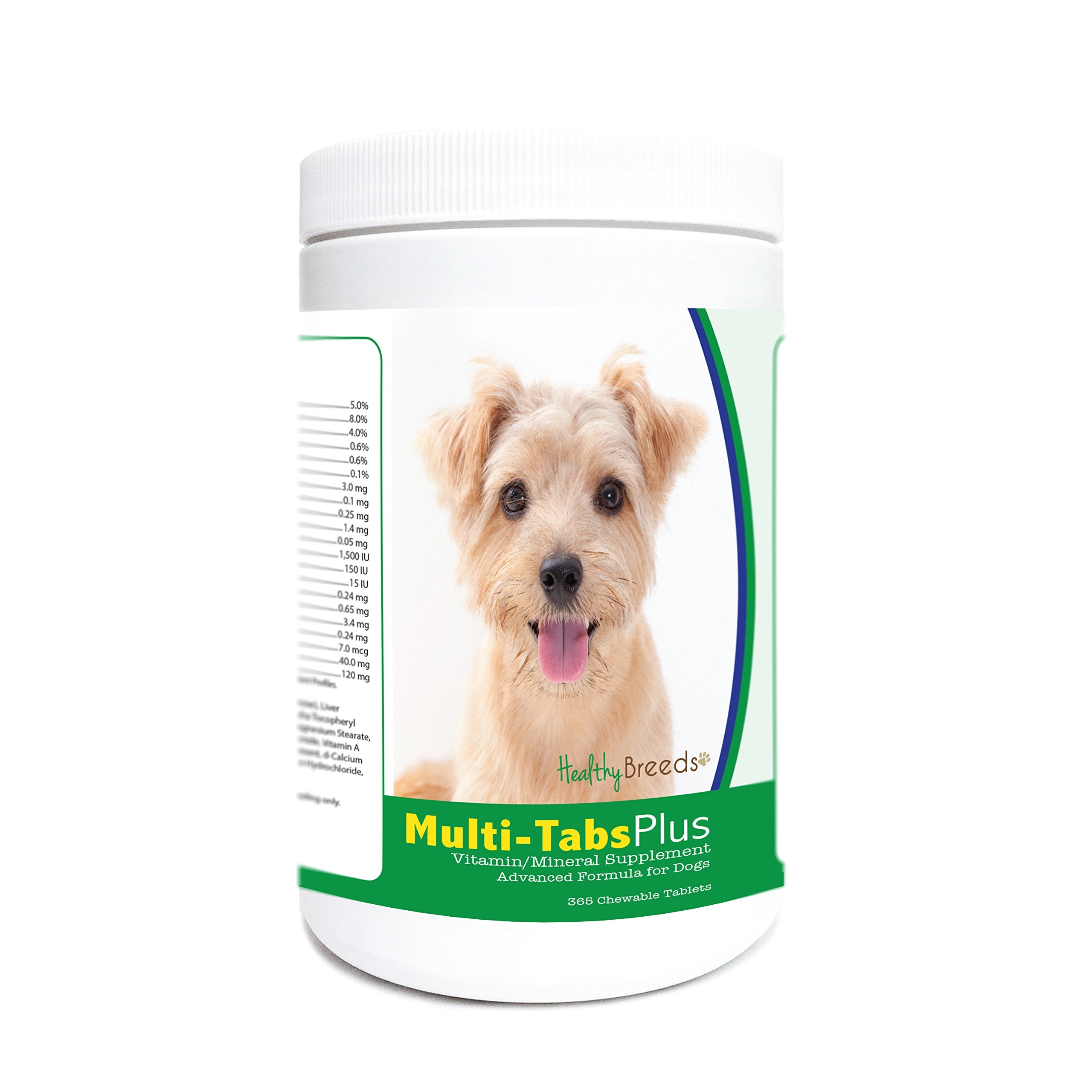Healthy Breeds Norfolk Terrier Multi-Tabs Plus Chewable Tablets 365 Count