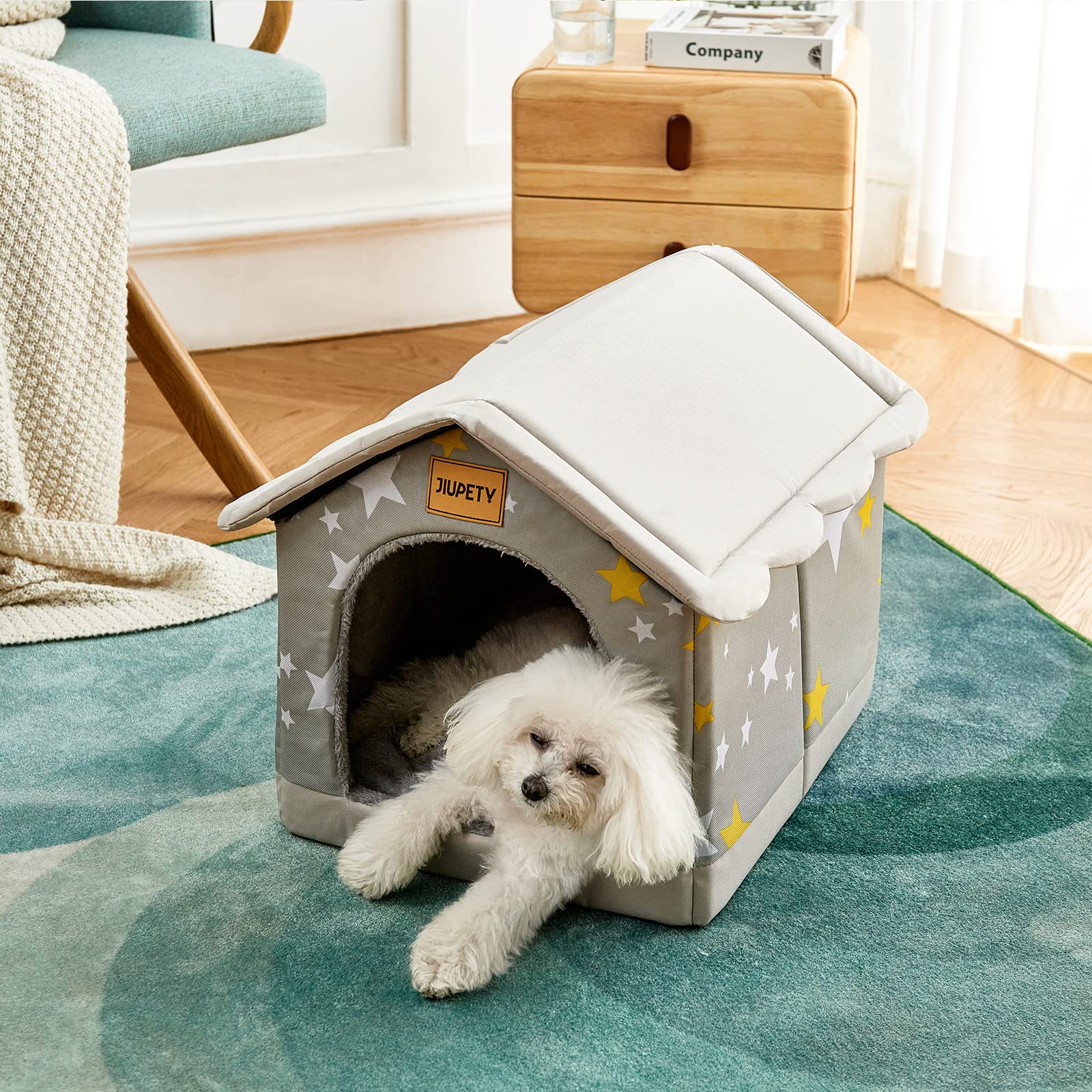 Jiupety Cozy Pet Bed House, Indoor/Outdoor Pet House, S Size For Cat And Small Dog, Warm Cave Sleeping Nest Bed For Cats And Dog