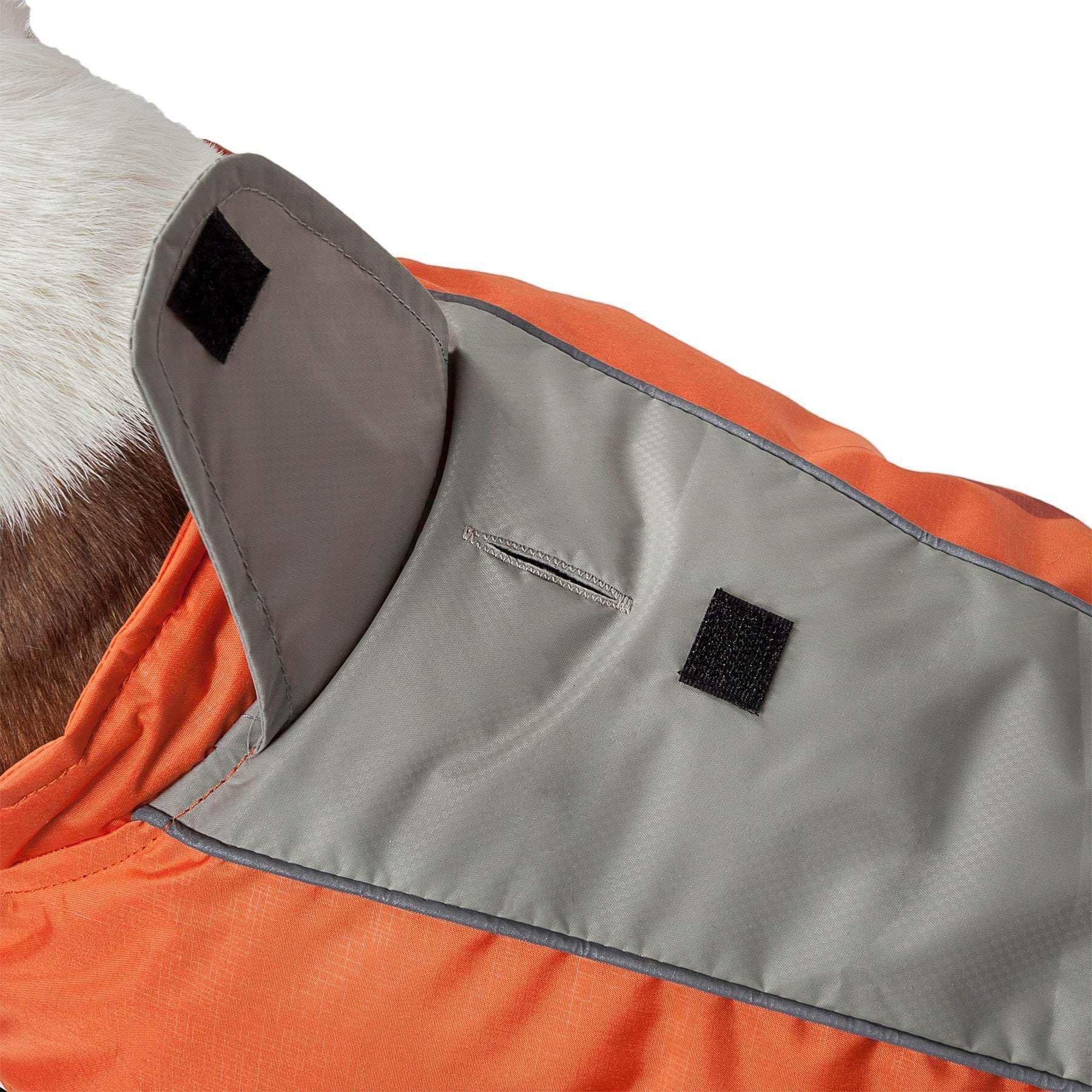 DOGHELIOS Altitude-Mountaineer Wrap-hook and loop Protective Waterproof Pet Dog Coat Jacket w/ Blackshark Technology, Small, O
