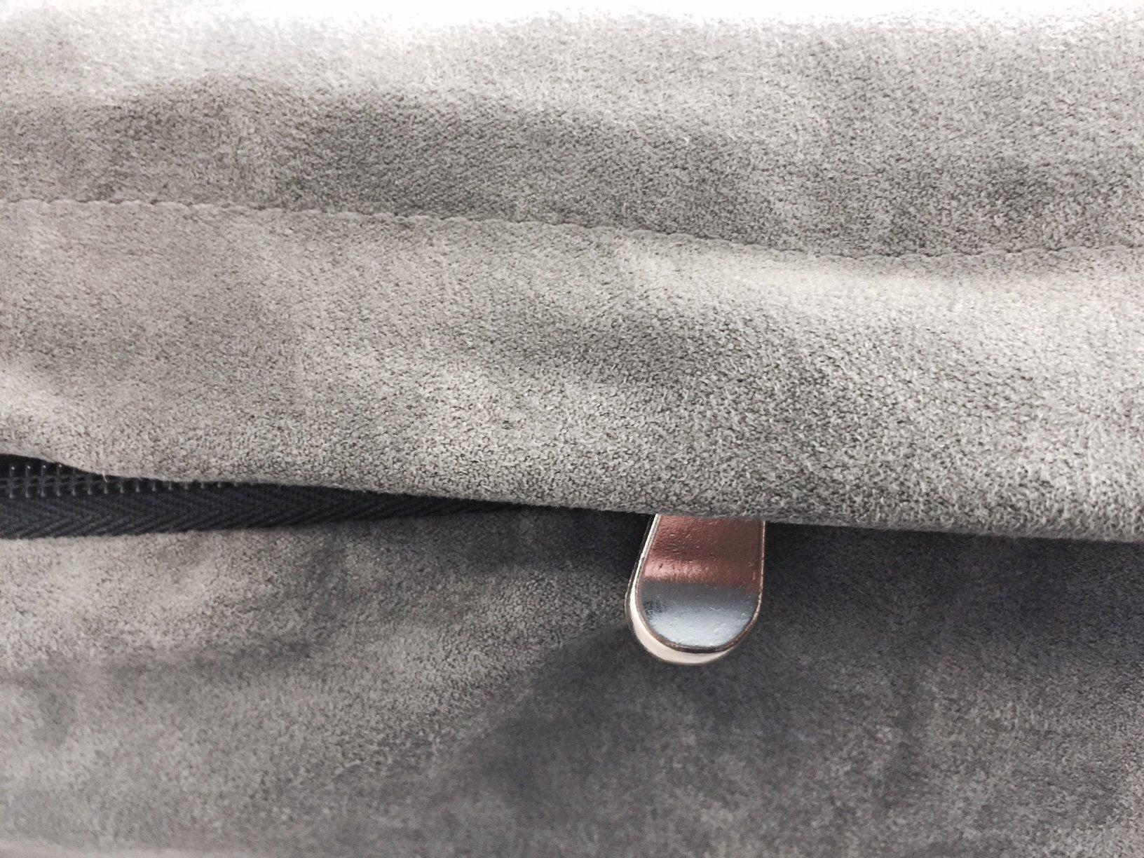 Dogbed4Less Xxl Orthopedic Gel Infused Cooling Memory Foam Dog Bed For Large Pet, Waterproof Liner, Micro Suede Gray Cover, 55X37X4 Inch