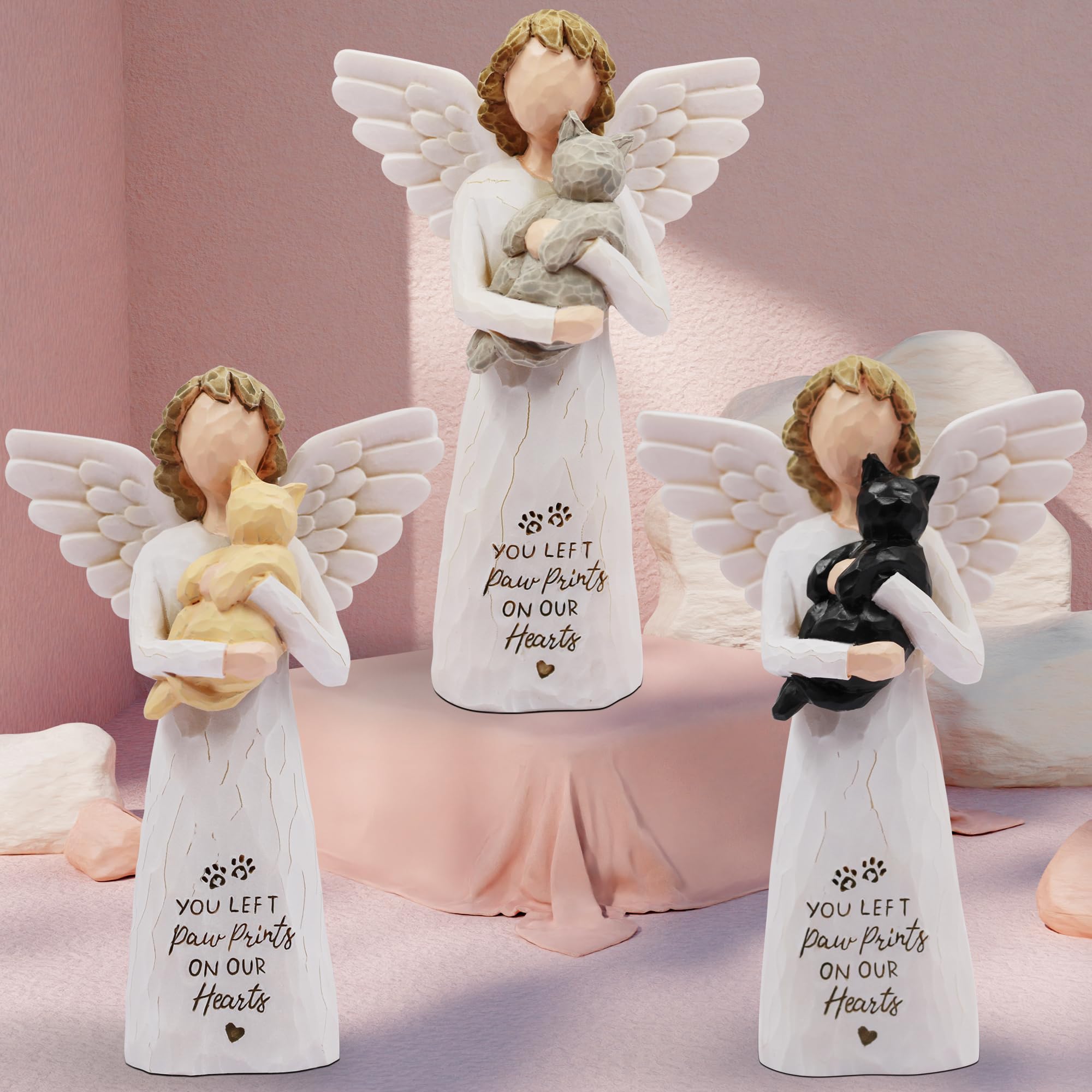 Borlesta Cat Memorial Gifts For Loss Of Cat, Pet Memorial Gifts For Cats, Loss Of Cat Sympathy Gift, Passed Away Cat Gifts, Hand