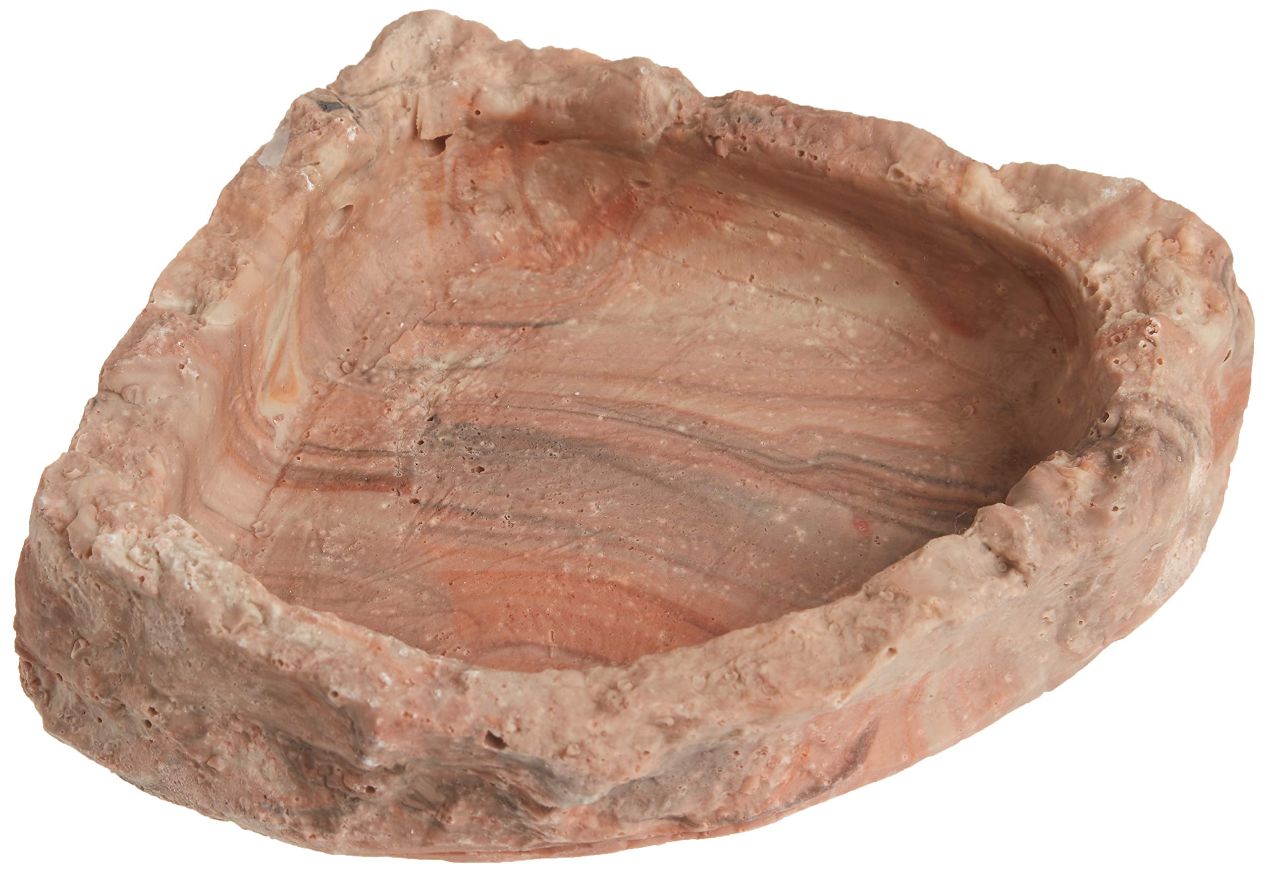 Flukers Corner Rock Bowl, Food & Water Dish for Hermit Crabs, Medium 6