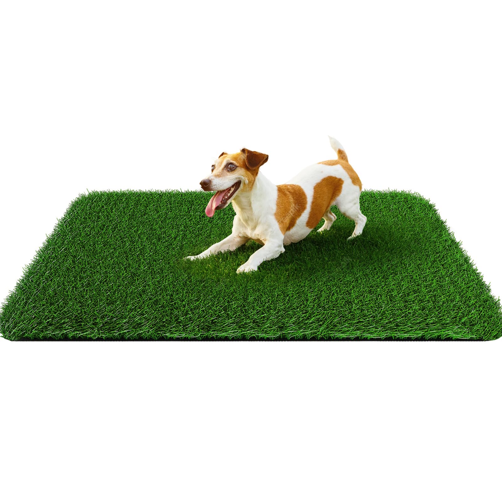 Grass Pad For Dogs 32 X 48 Inches, Strong Absorbency Soft Artificial Grass For Pets Potty Training, Easy To Clean Fake Grass For
