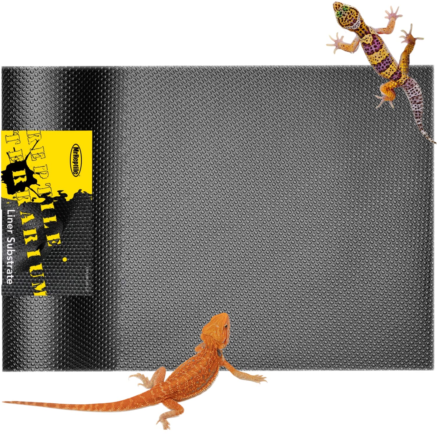 MRREPTILE Reptile Substrate Mat Carpet Bedding, Bearded Dragon Substrate, Reptile Tank Terrarium Liner for Leopard Gecko Lizard 