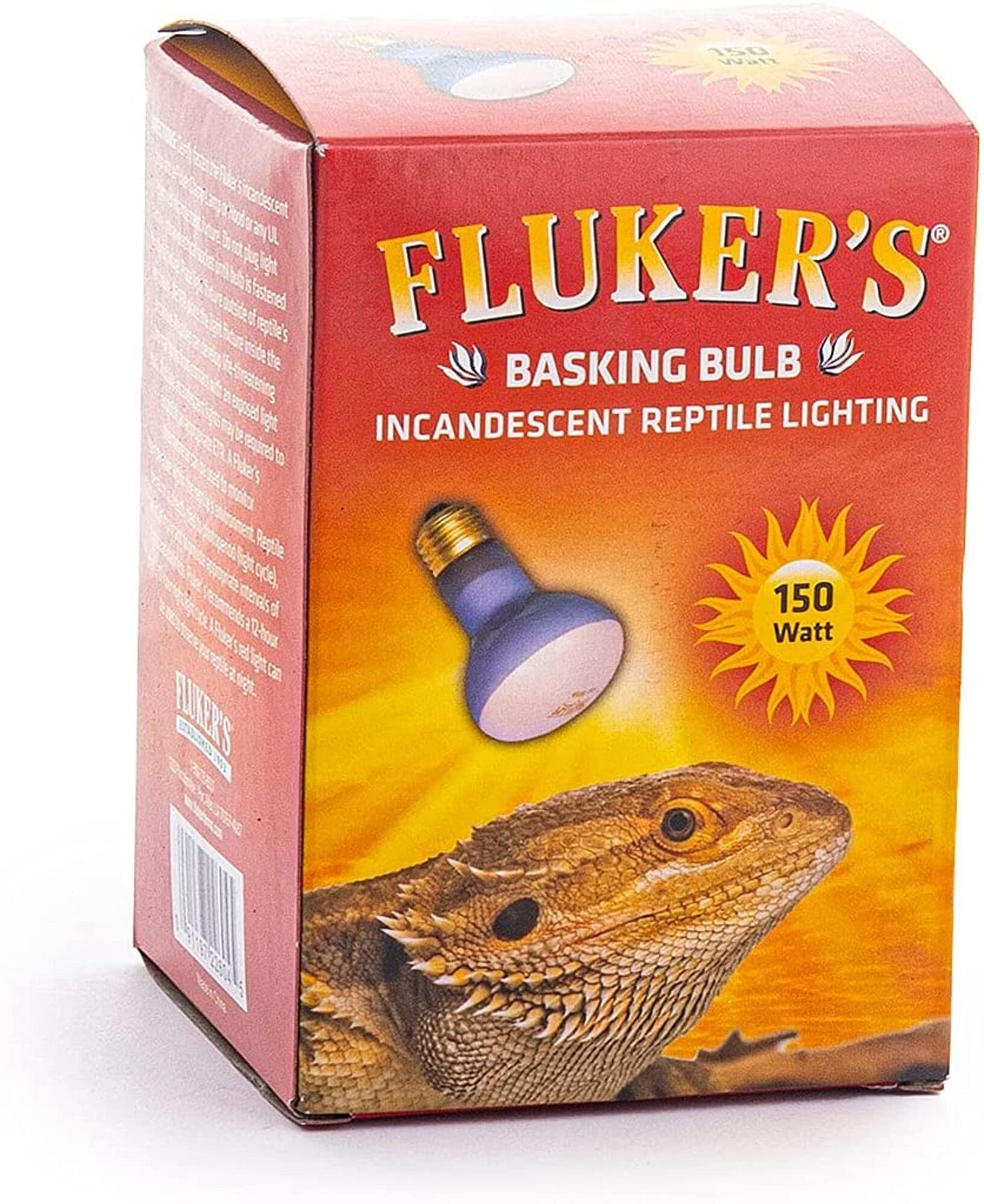 Dbdpet Fluker'S Repta-Sun Incandescent Reptile Basking Bulb 150W - Includes Attached Pro-Tip Guide