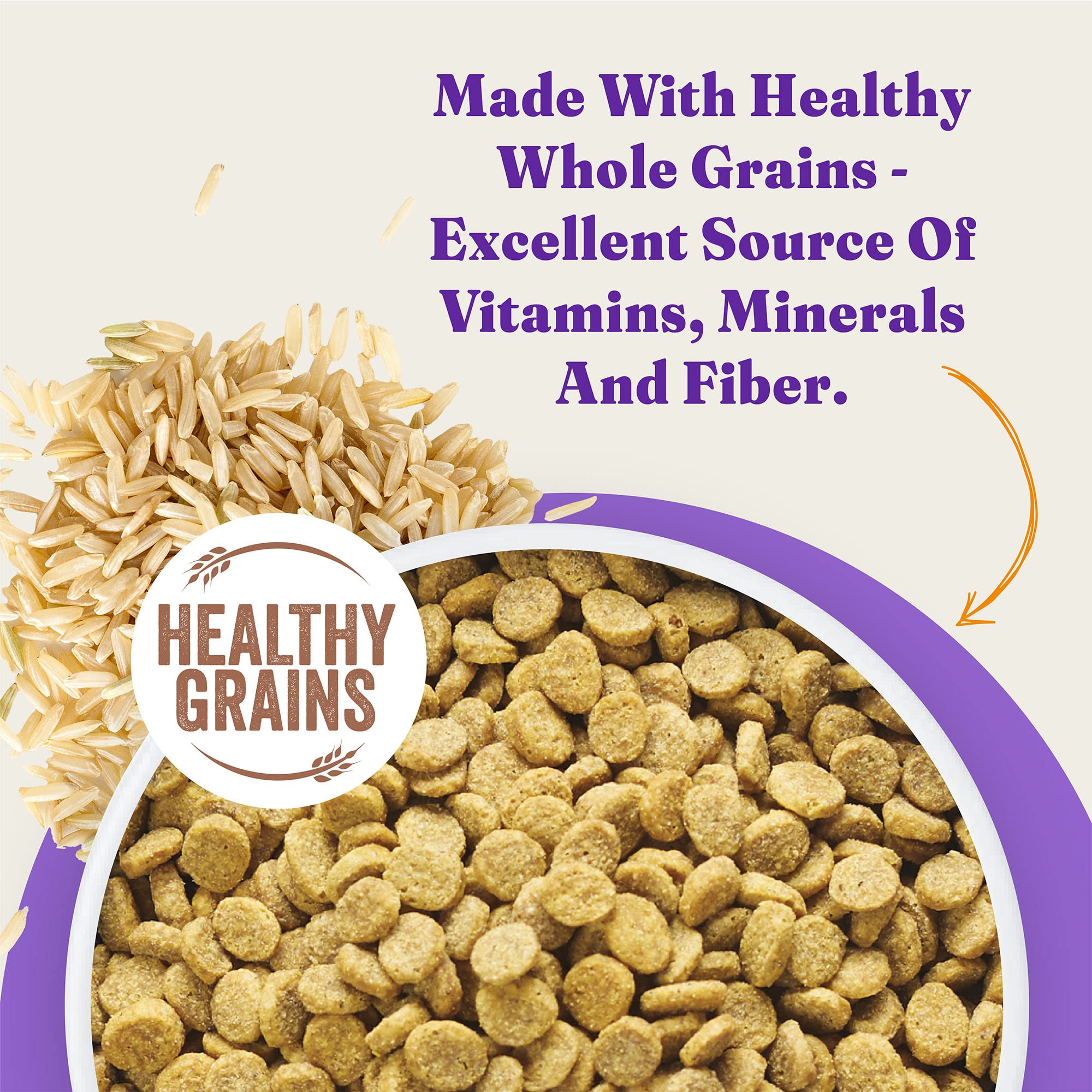 Halo Purely For Pets Holistic Adult Dog Food, Cage-Free Chicken & Brown Rice, 3.5 lbs