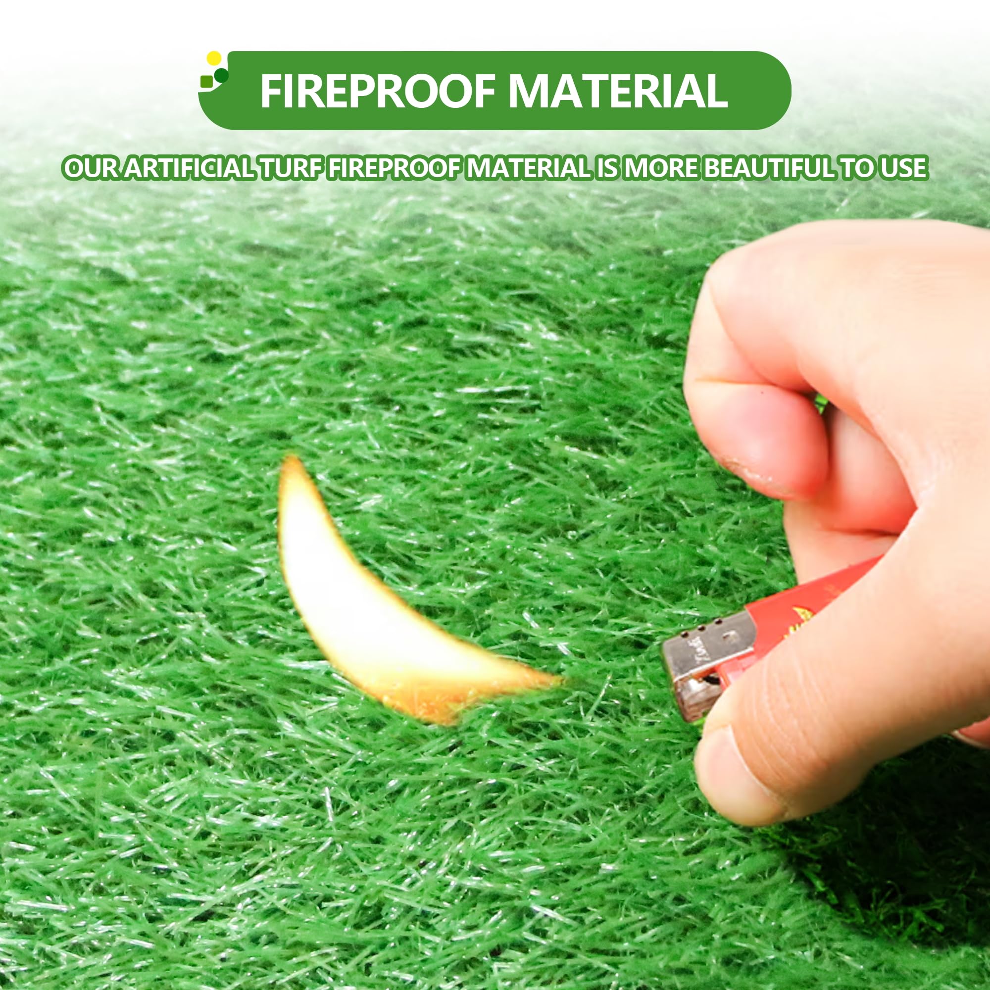 Starroad-Tim Artificial Grass Rug Turf For Dogs Indoor Outdoor Fake Grass For Dogs Potty Training Area Patio Lawn Decoration