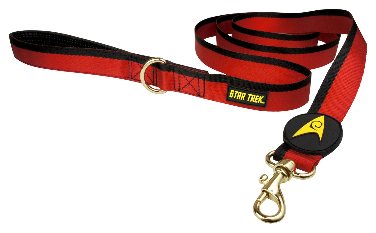 The Coop Star Trek Red Uniform Dog Leash, One Size