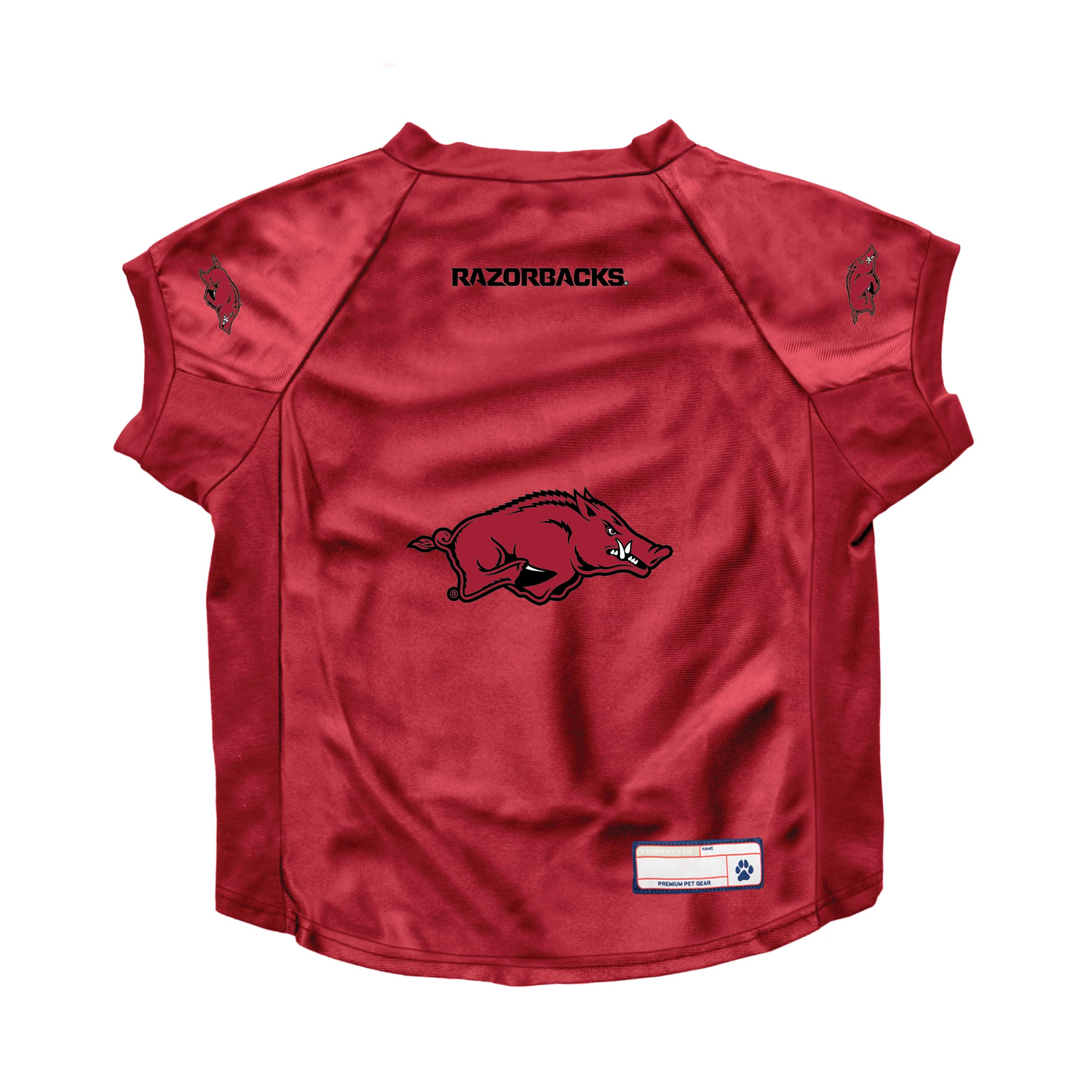 Arkansas Razorbacks Pet Jersey Stretch Size Big Dog - Special Order