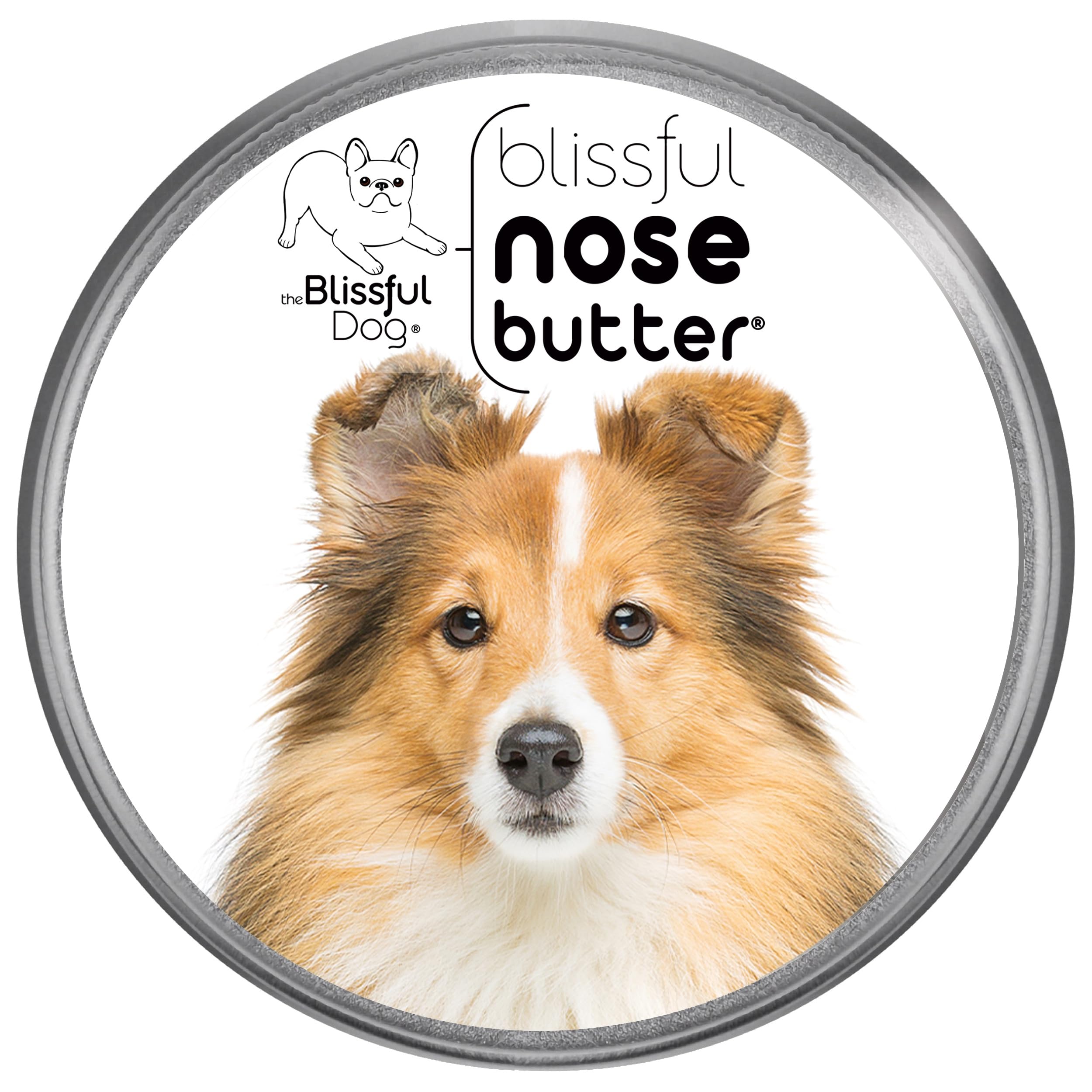 The Blissful Dog Shetland Sheepdog Unscented Nose Butter - Dog Nose Butter, 8 Ounce