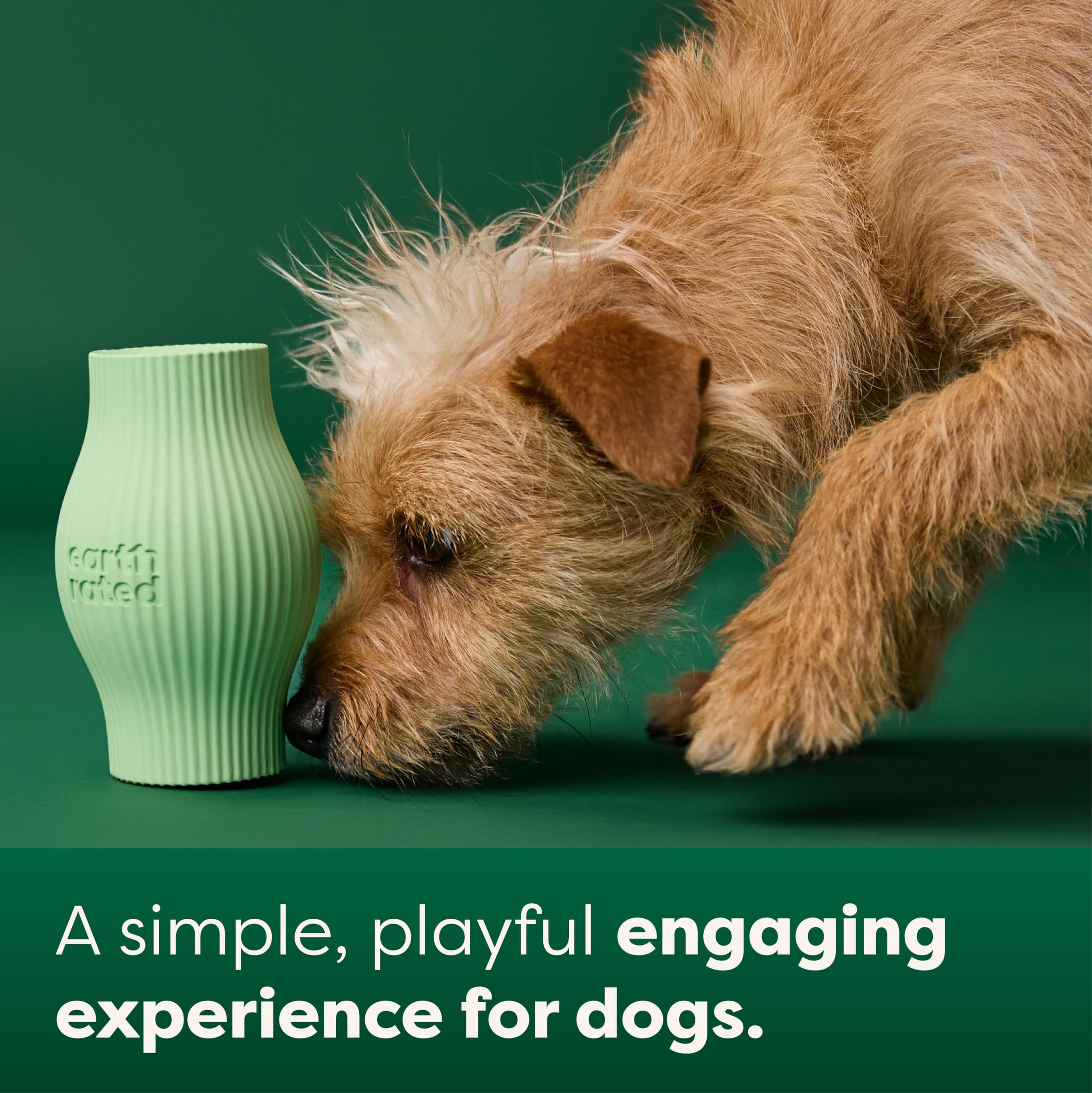 Earth Rated Treat Dispensing Dog Toys, Enrichment Toy For Adult And Puppy Dogs, Slow Feeder, Dishwasher And Freezer-Safe, Natura