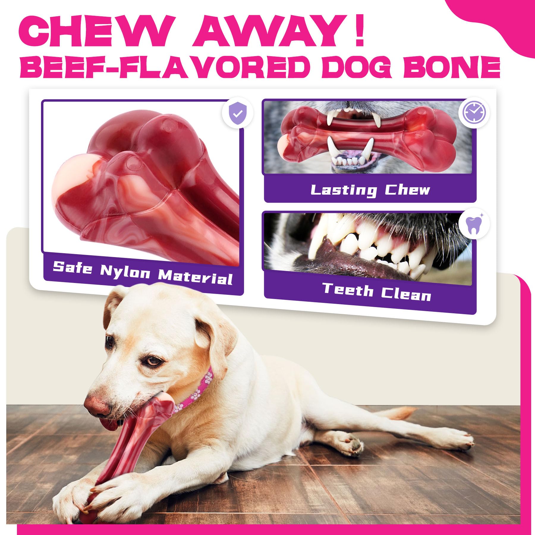 Zeaxuie 12 Pack Heavy Duty Various Dog Chew Toys Pack For Aggressive Chewers - Includes Large Rope Toys, Squeaky Toys & Indestru