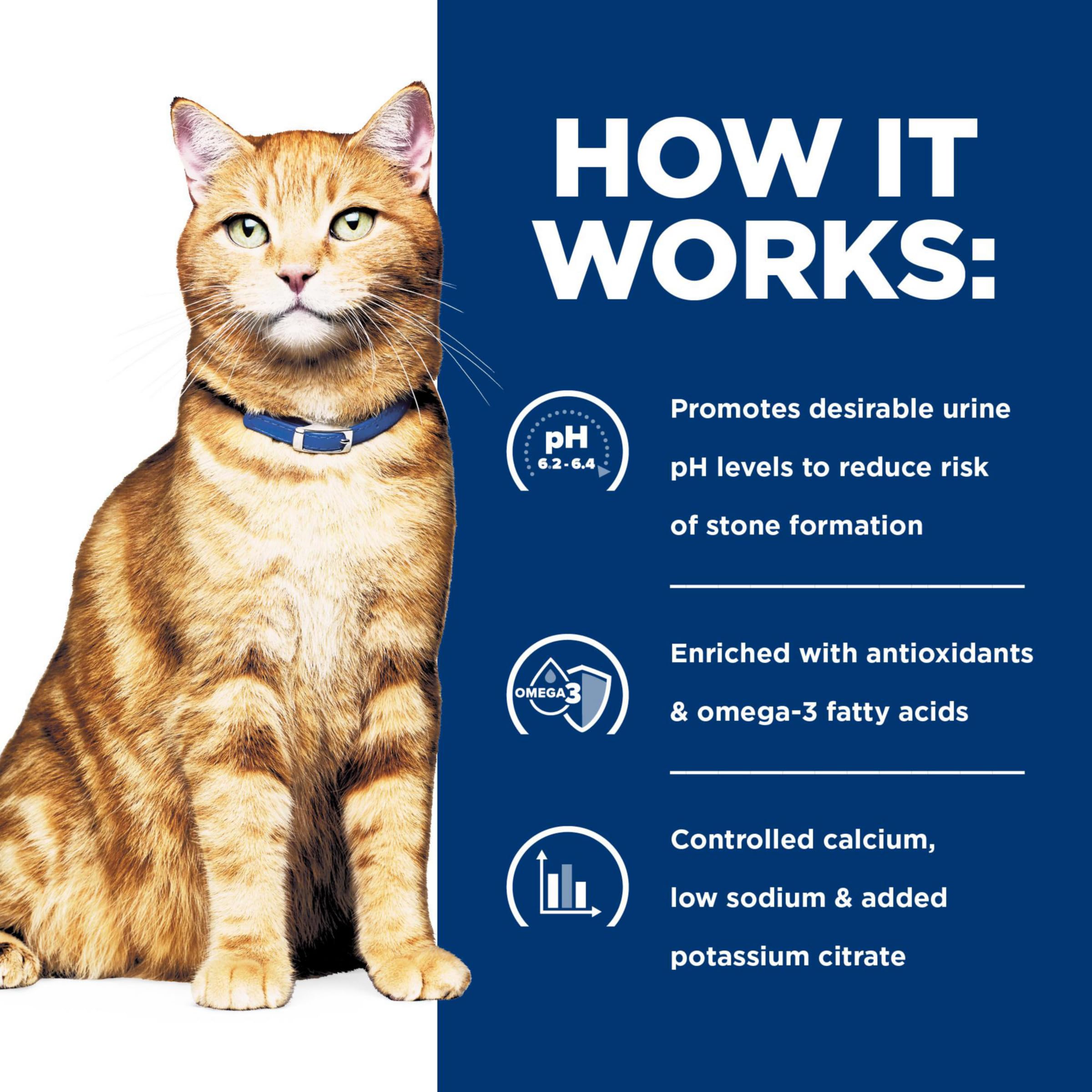 Hills Prescription Diet c/d Multicare Urinary Care with Ocean Fish Dry Cat Food, Veterinary Diet, 8.5 lb. Bag
