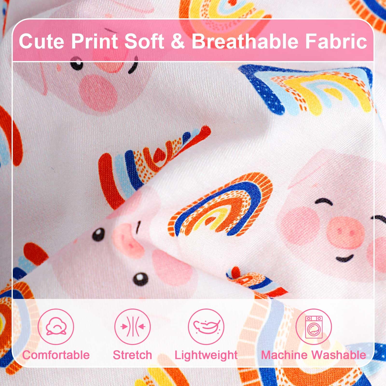 Dosuyi Dog Pajamas Spring Summer Pet Clothes For Small Dogs Girl Boy Soft Stretchy Puppy Clothes Cat Pjs Pet Jammies Outfit (Pin