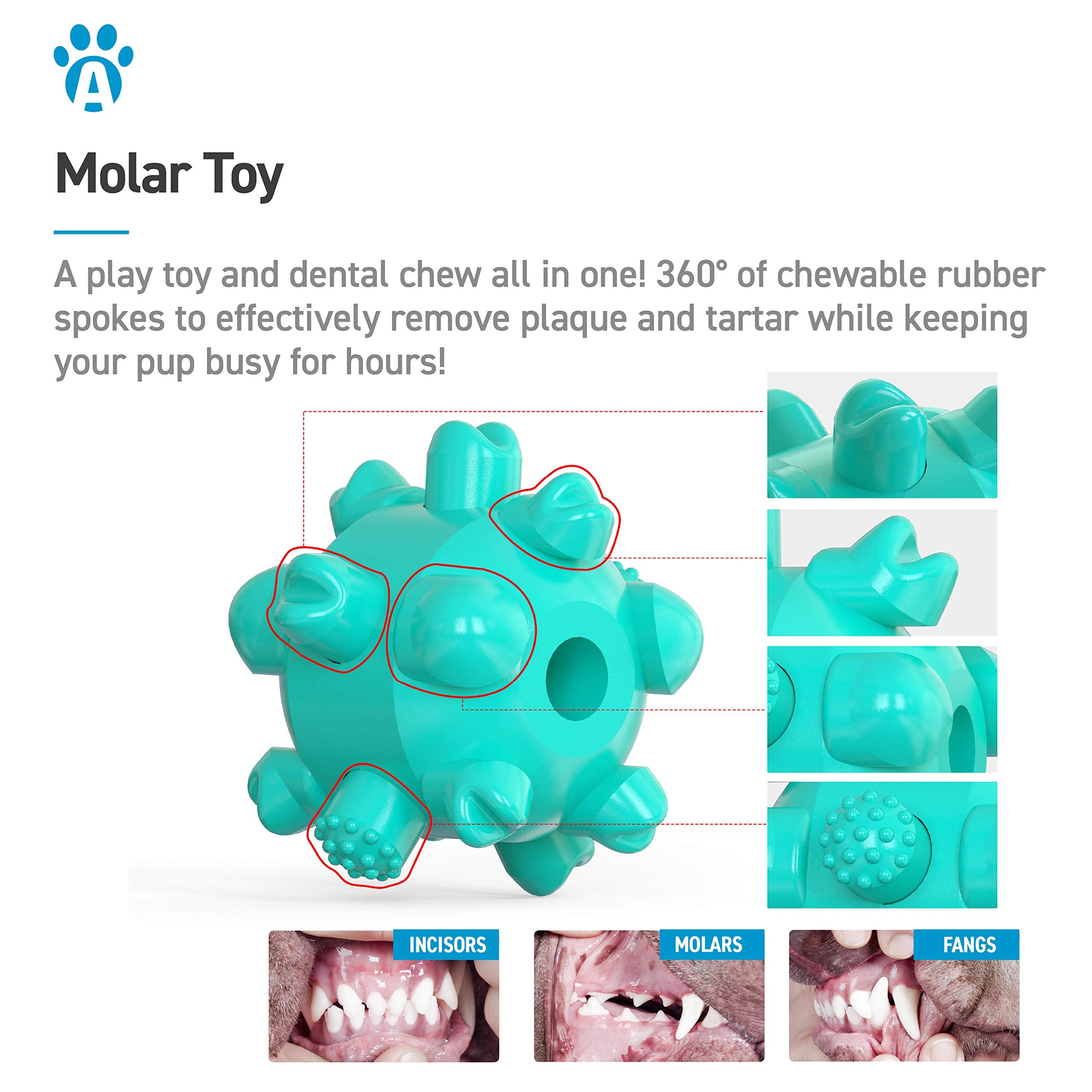 Anypet Dog Tie Out Cable And Stake, Multi-Functional Dog Stake With Dog Chew Toy For Small, Medium, Large Dog, Yard, Park, Outdo