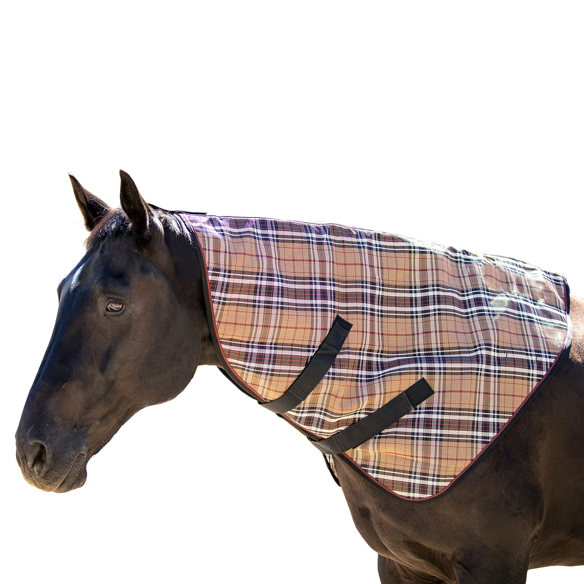 Kensington Protective Products Signature Textilene Nylon-Lined Neck Piece, X-Large, Deluxe Black Plaid