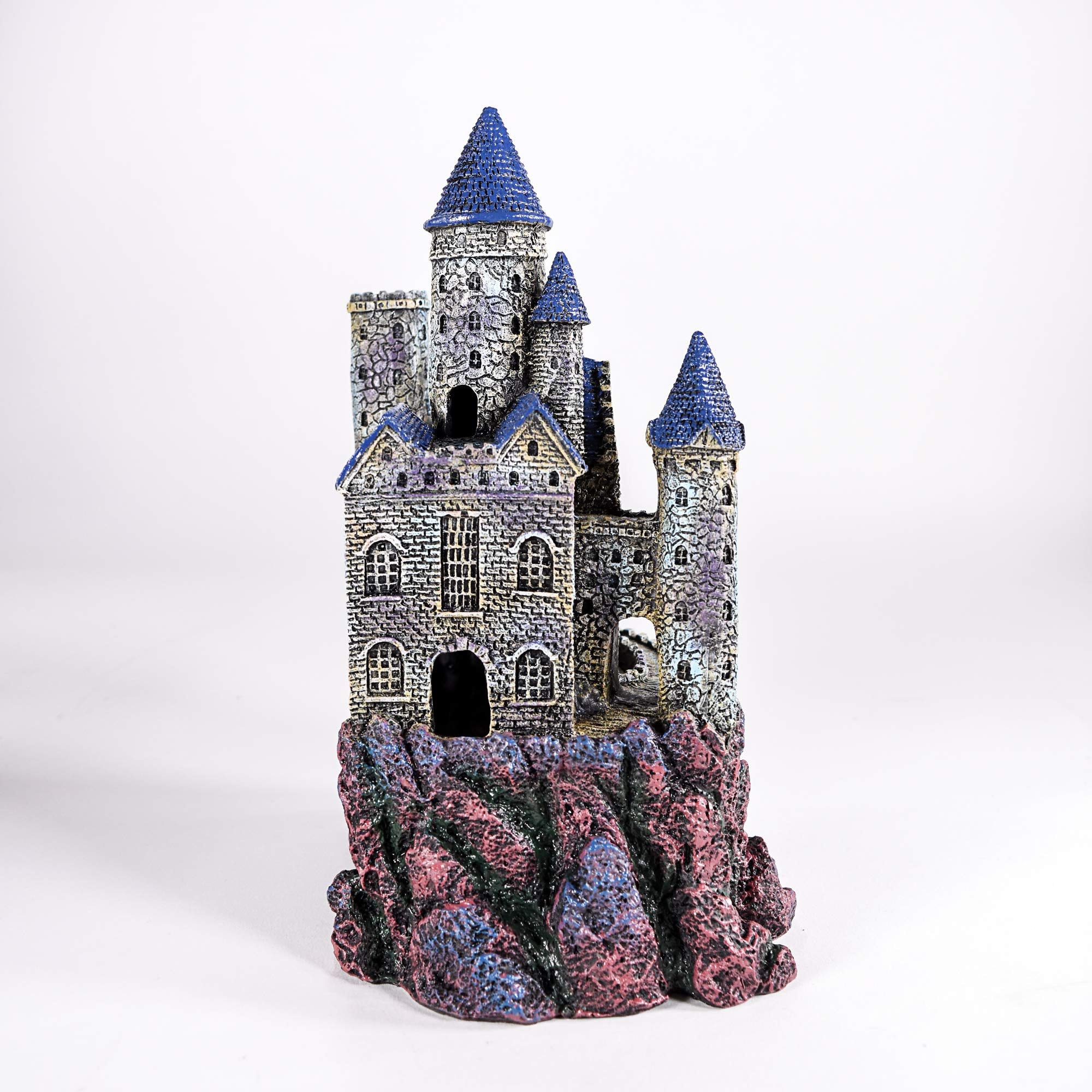 Penn-Plax Age-Of-Magic Wizard’S Castle Aquarium Décor – Resin For Freshwater And Saltwater Fish Tanks – Large (Rrw8)