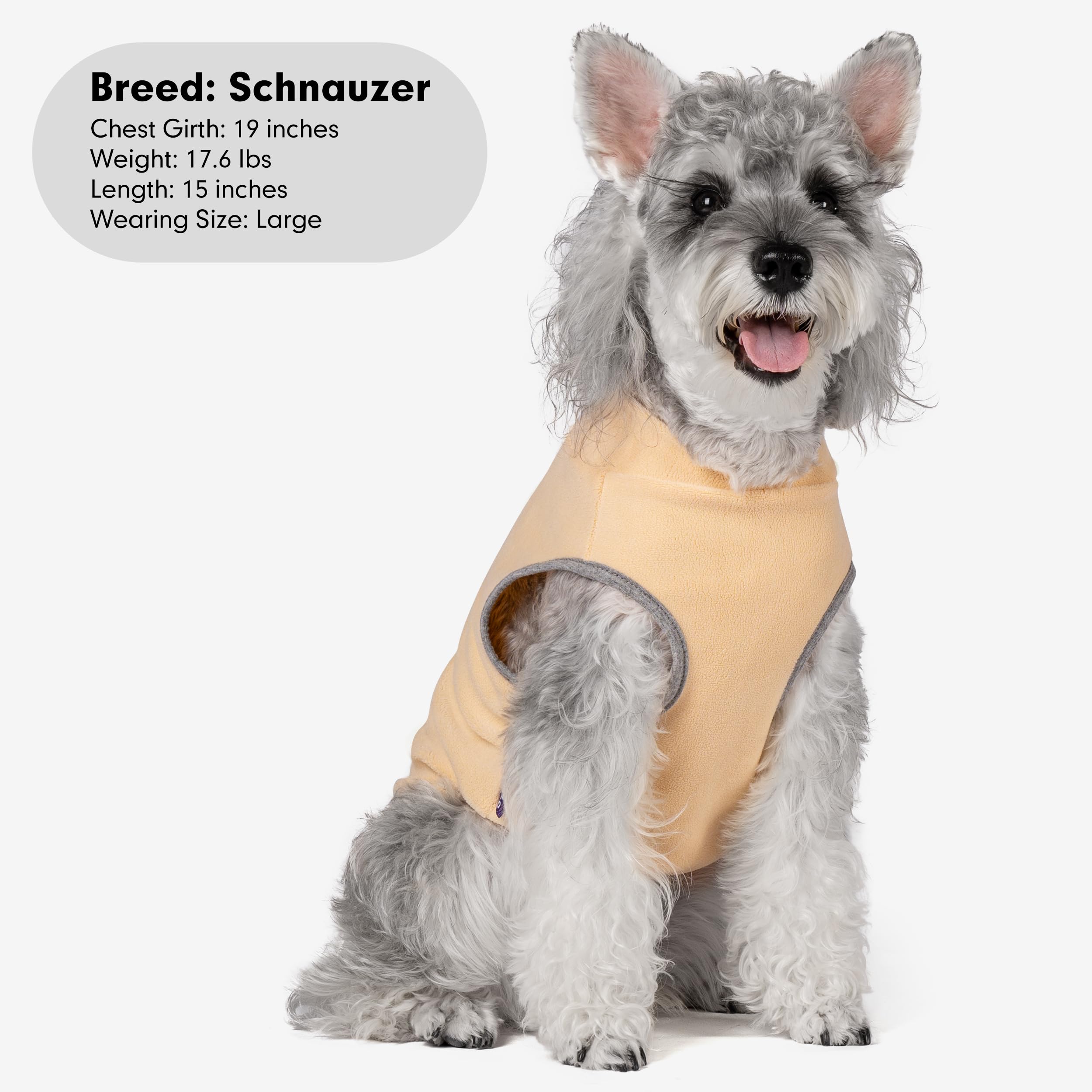 Cyeollo Fleece Dog Sweater Vest, Reflective Dog Sweatshirt Pullover Dog Jacket For Small Medium Large Dog Clothes Boy Girl Pets,